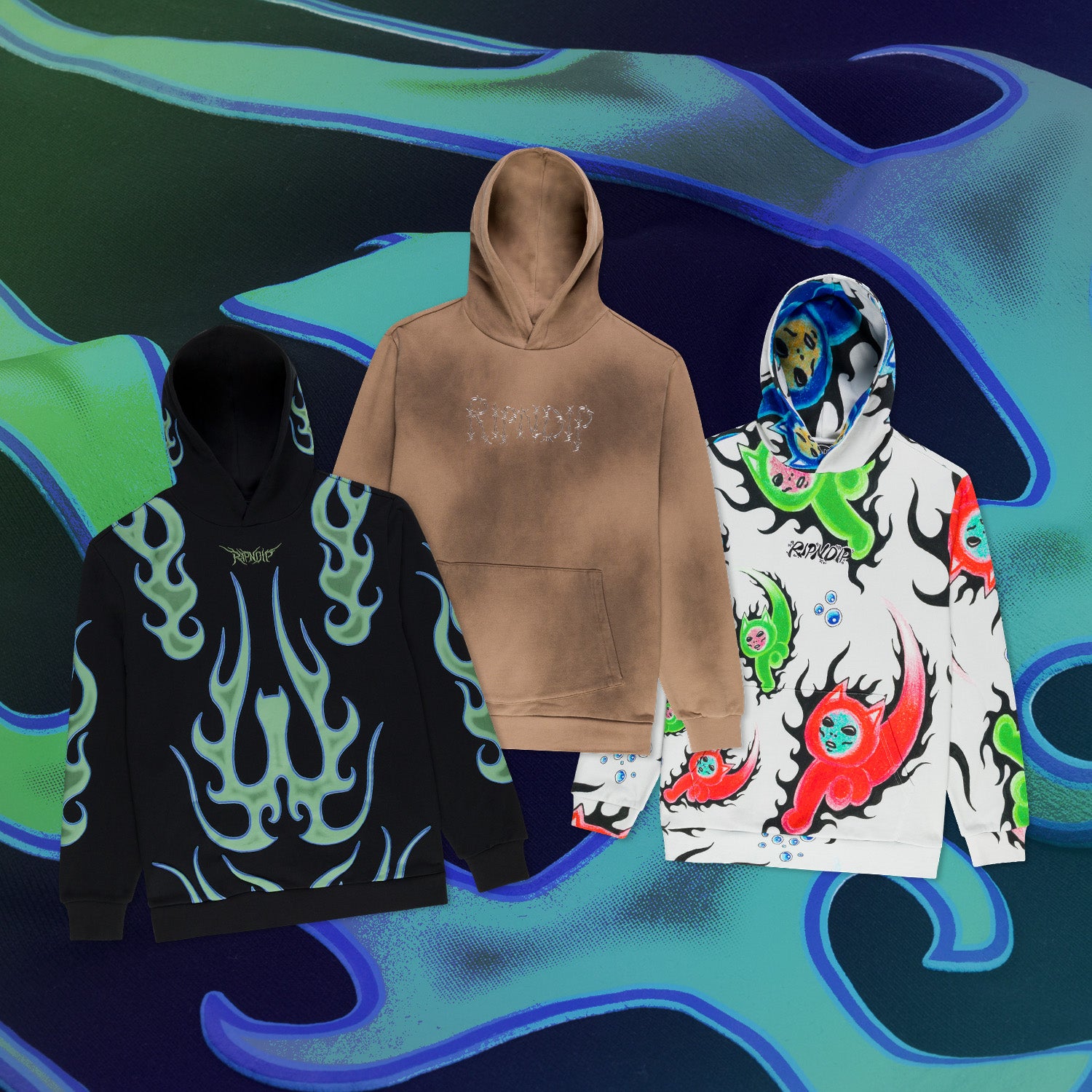 Ripndip multi hot sale color hoodie