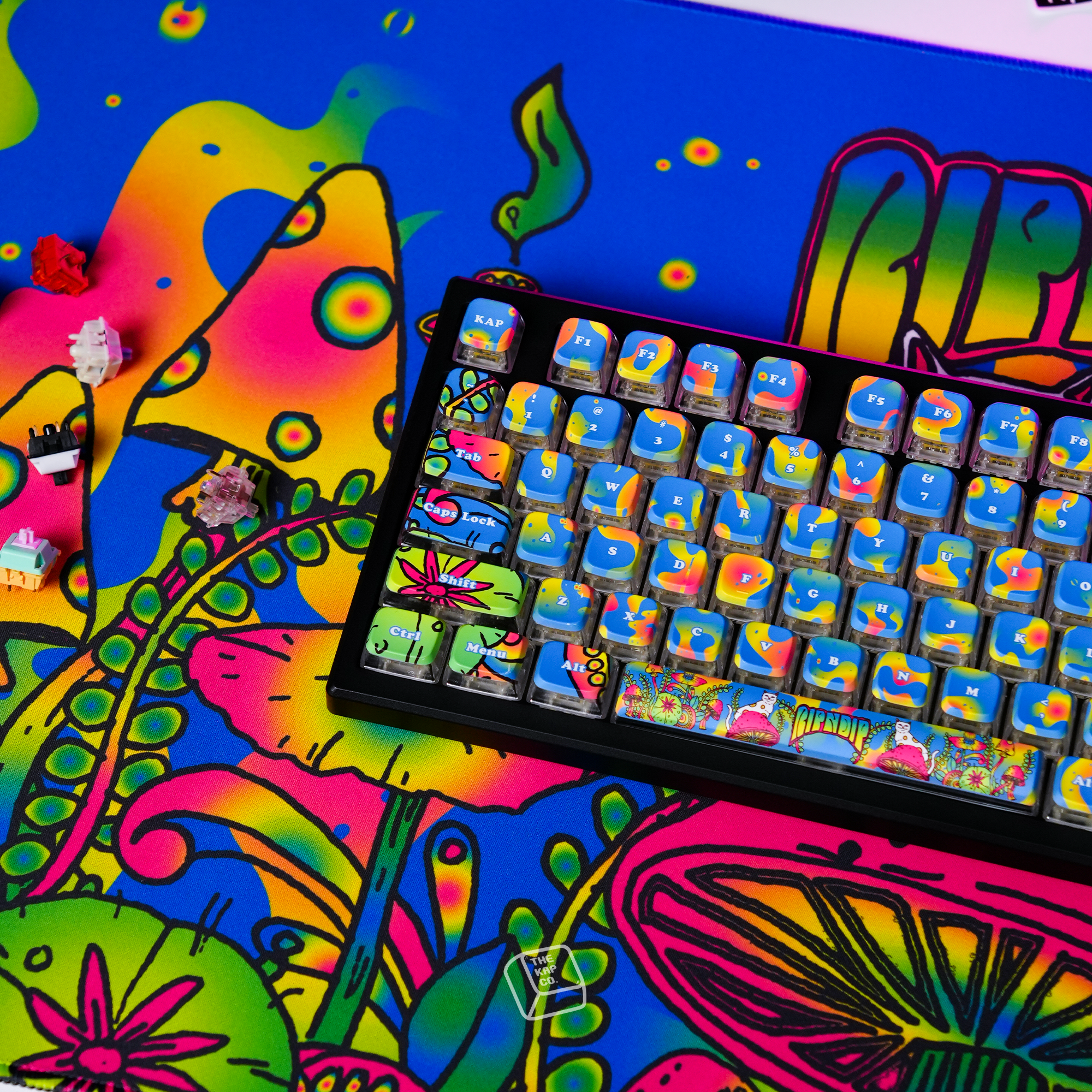 RIPNDIP Psychedelic Keyboard Set (Asst)