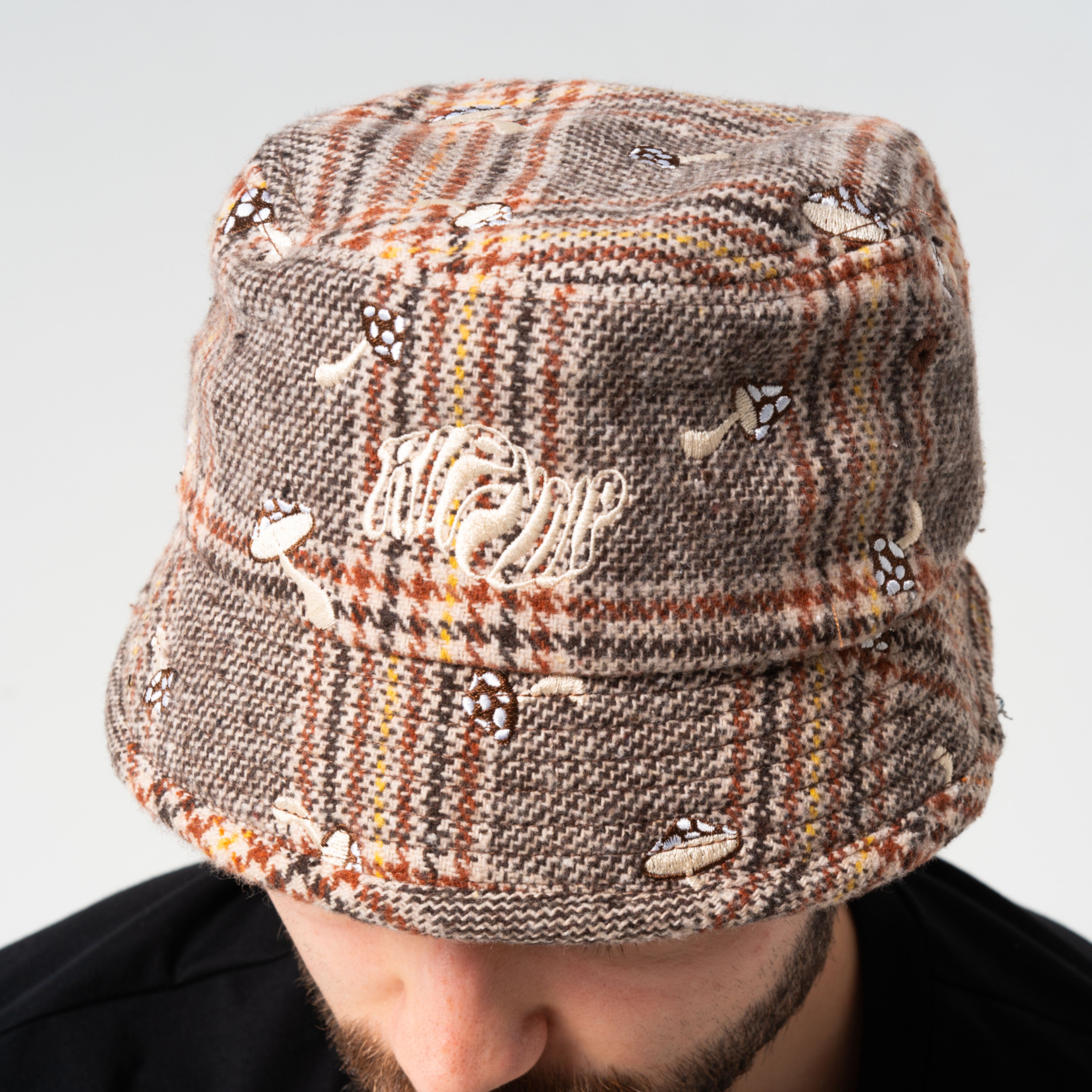 RIPNDIP Euphoria Bucket Hat (Brown Plaid)