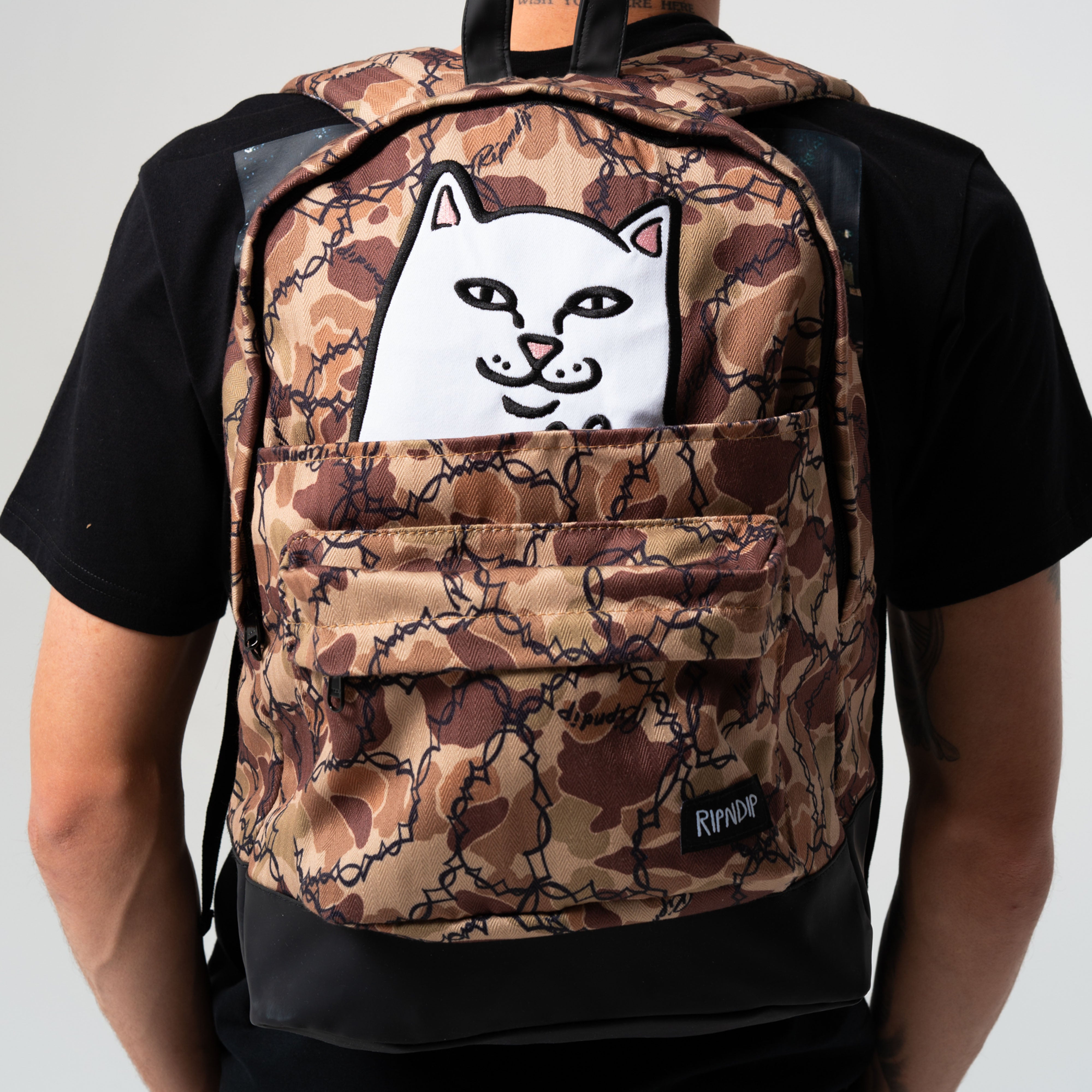 RIPNDIP Wired Backpack (Tan Camo)