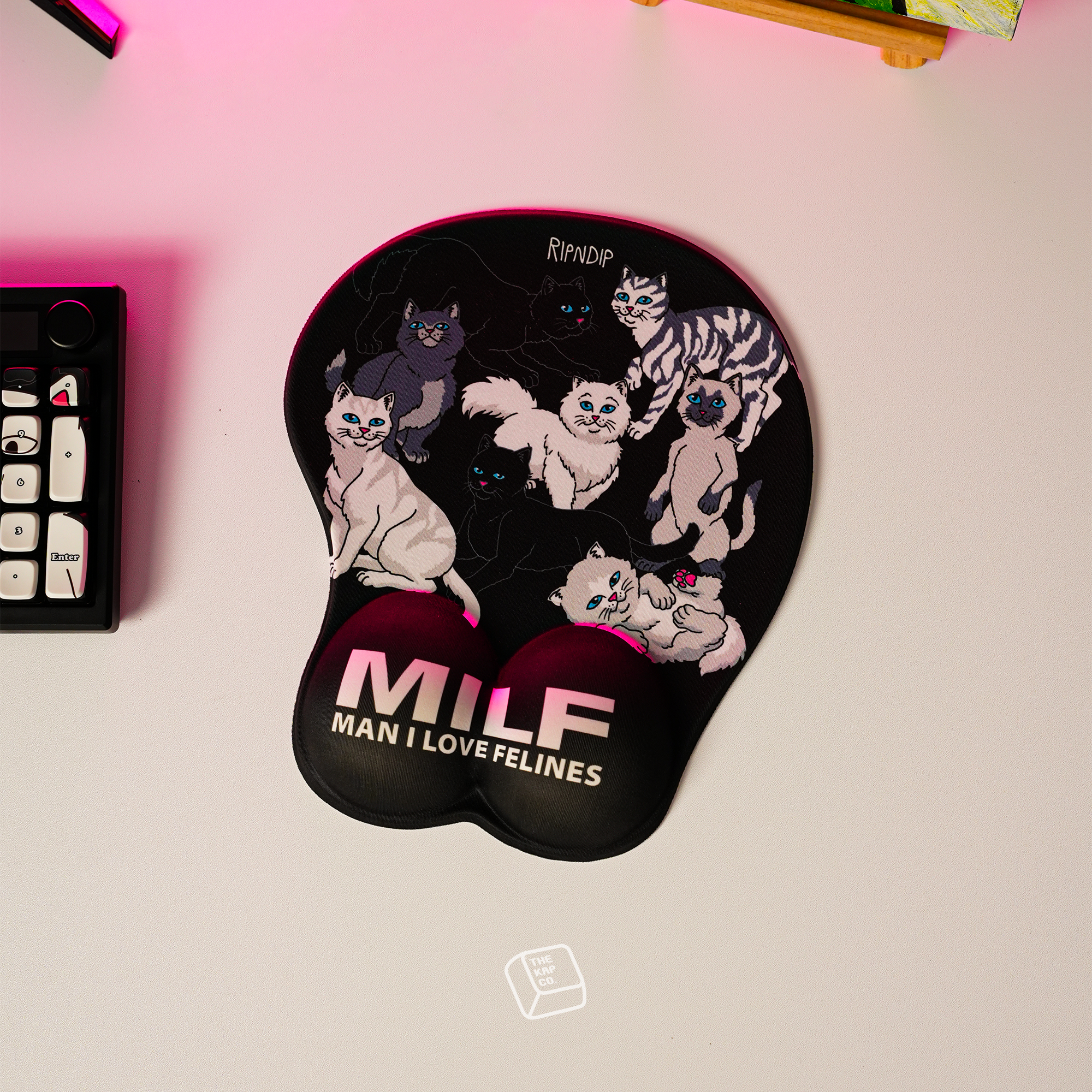 RIPNDIP Man I Love Felines Mousepad (Asst)