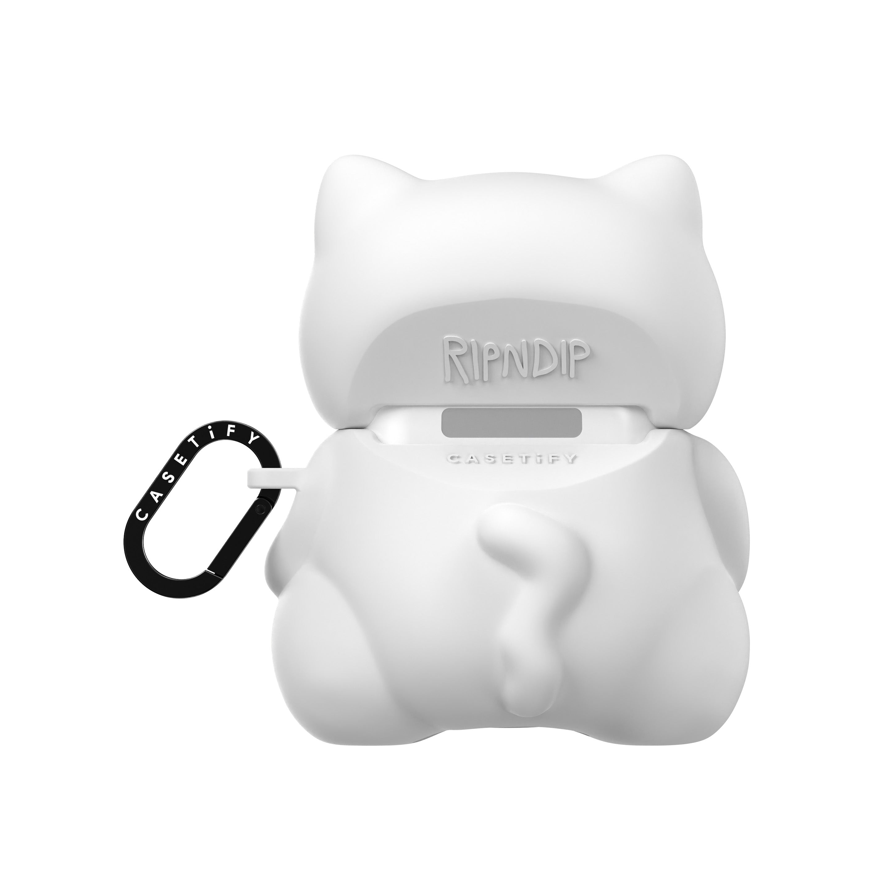 RIPNDIP CASETiFY x Ripndip Lord Nermal 3D Airpods Pro Case (White)