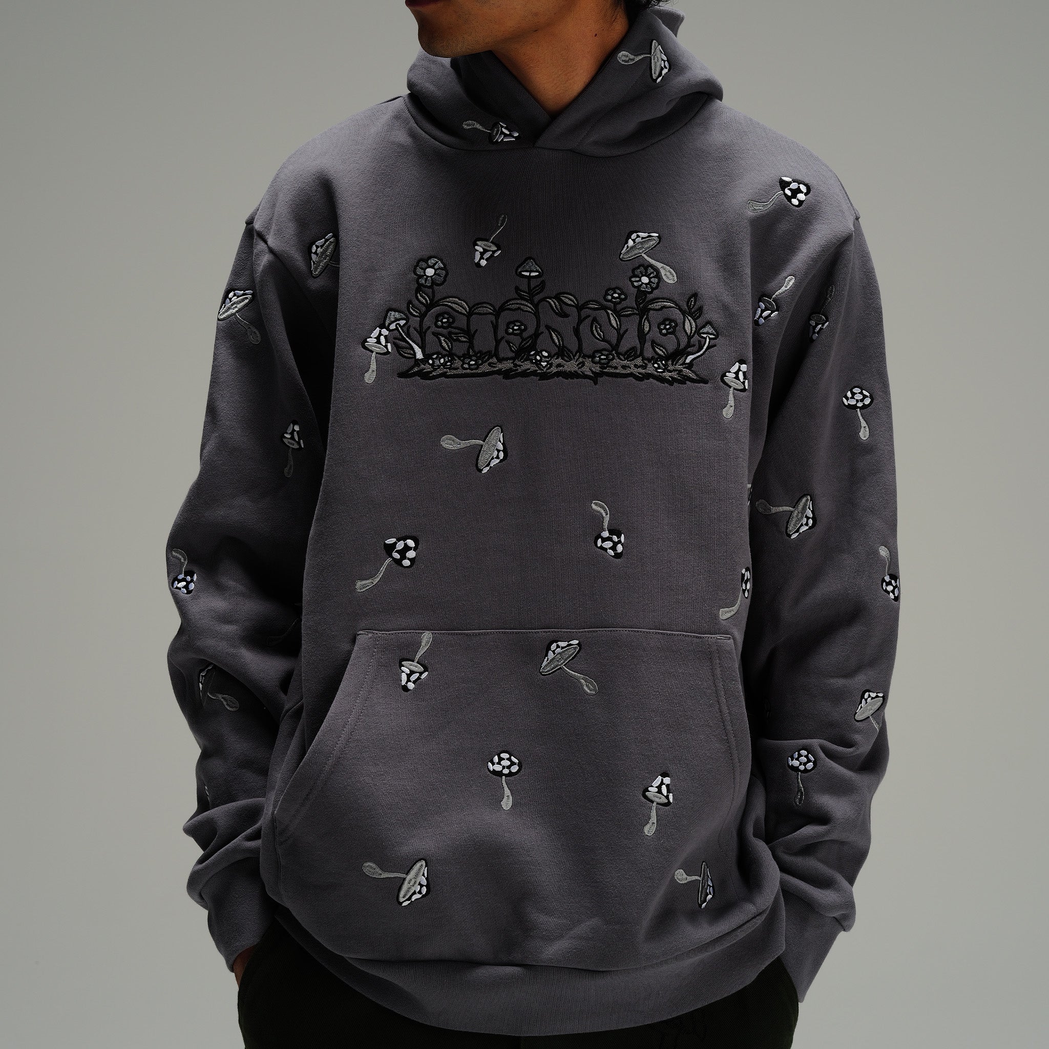 RIPNDIP Field Euphoria Hoodie (Charcoal)