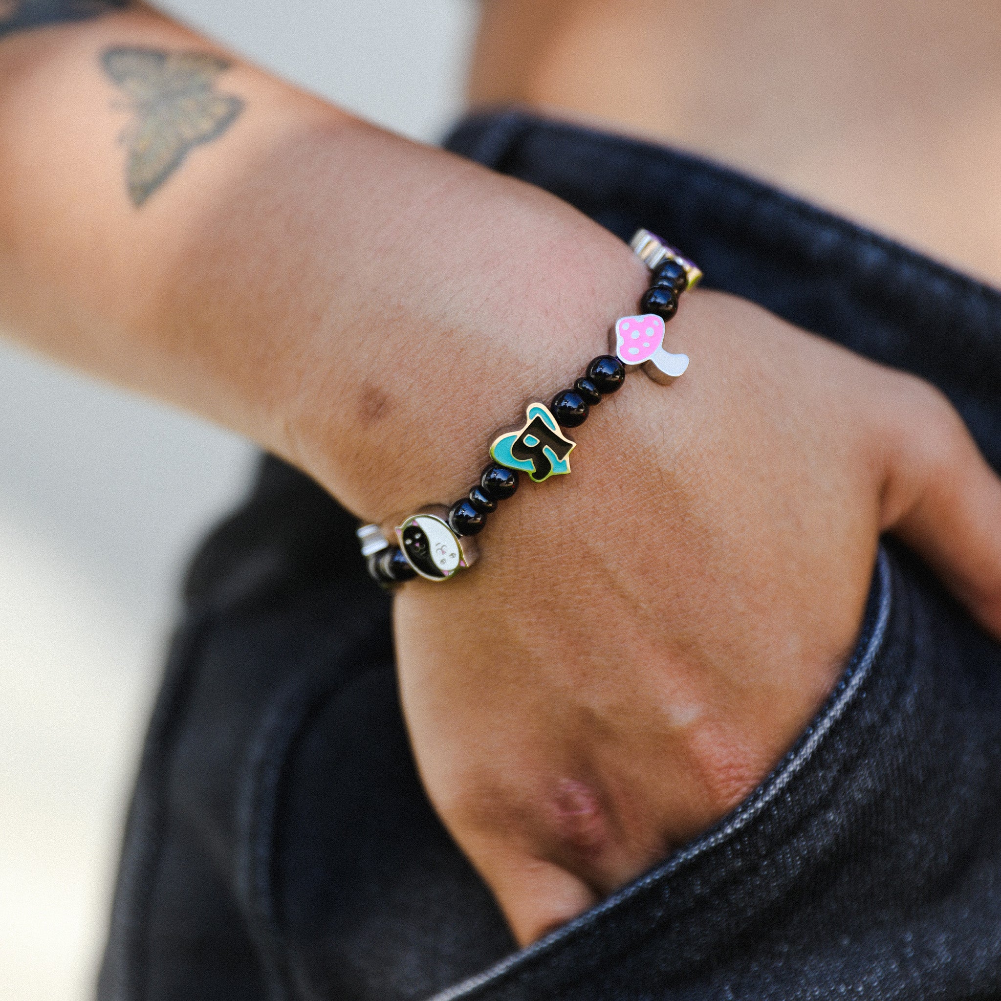 RIPNDIP Lucky Charms Bracelet (Black)