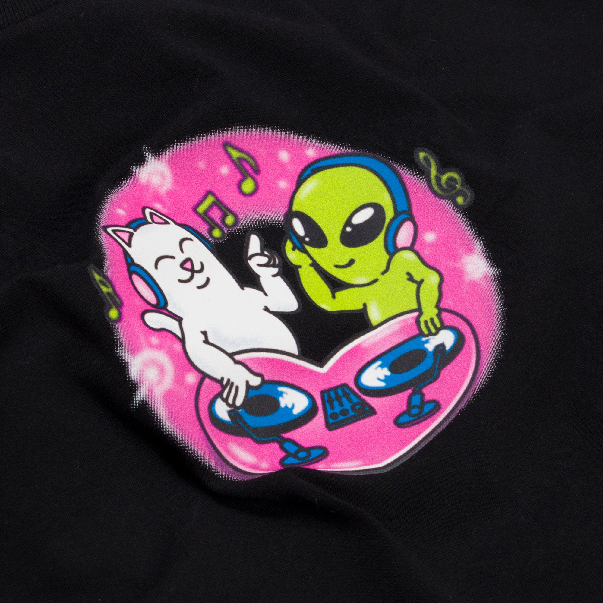 RIPNDIP Love Is Ripndip Cropped Baby Tee (Black)