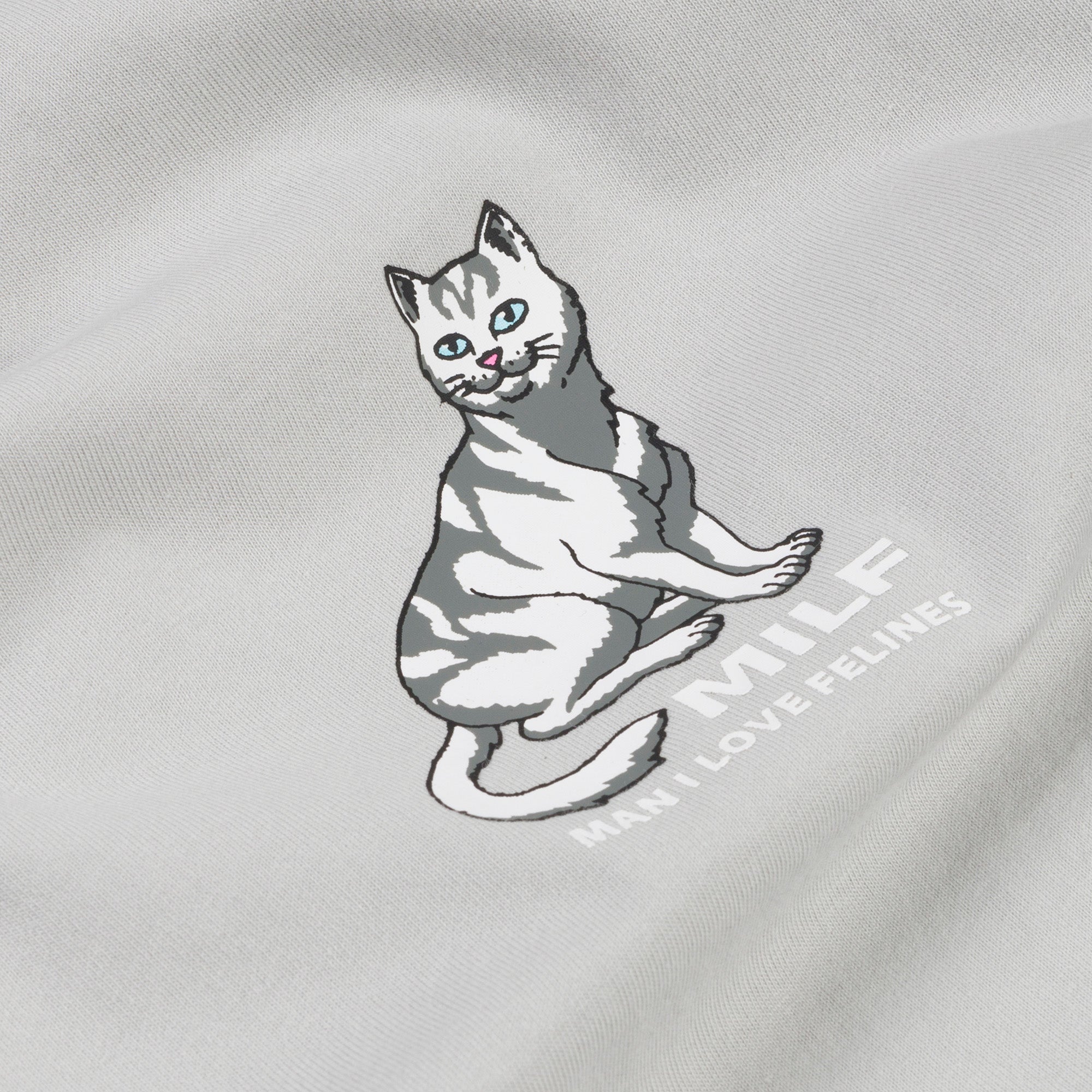 RIPNDIP Man I Love Felines Tee (Grey)