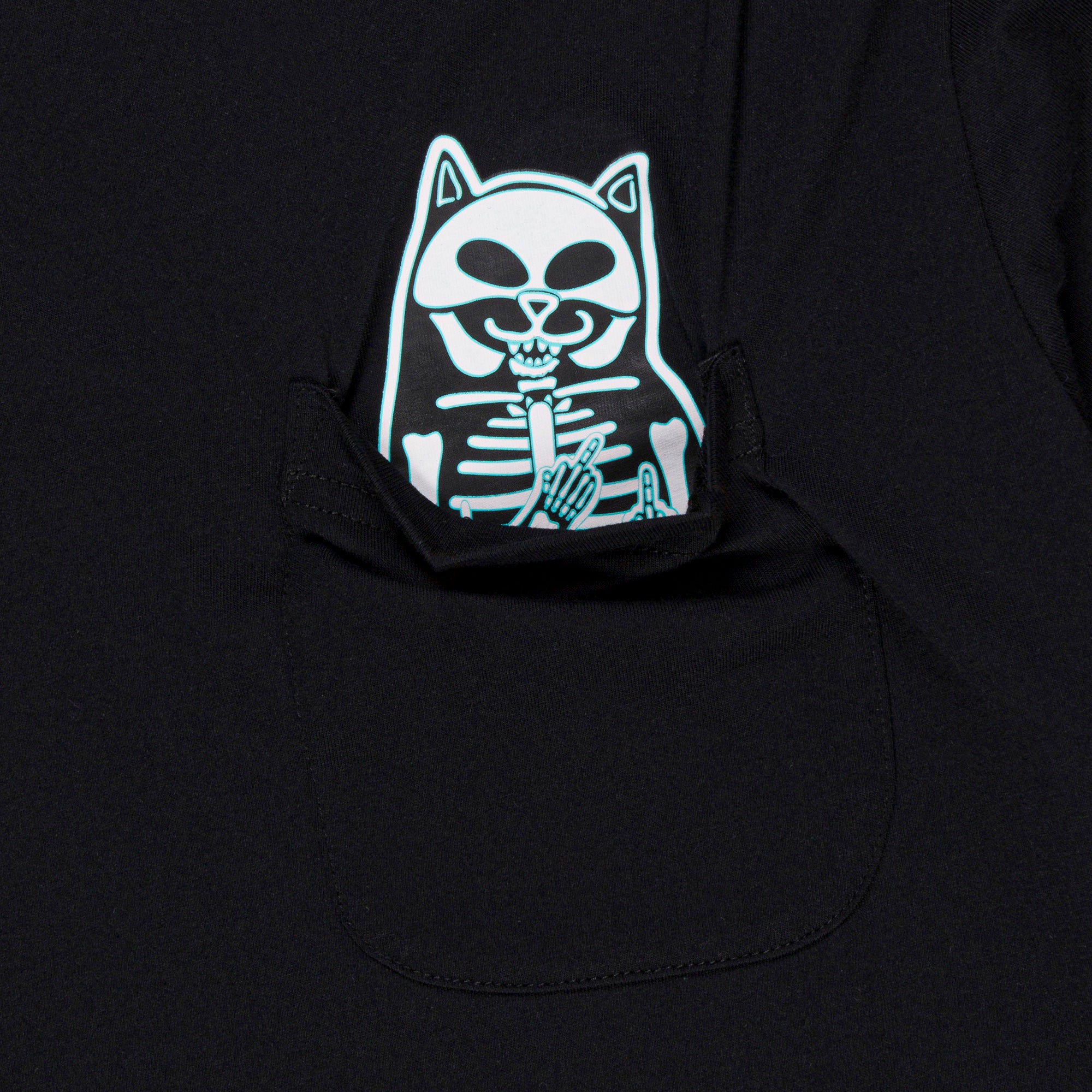 388066 Lord Skelly Pocket Tee (Black)