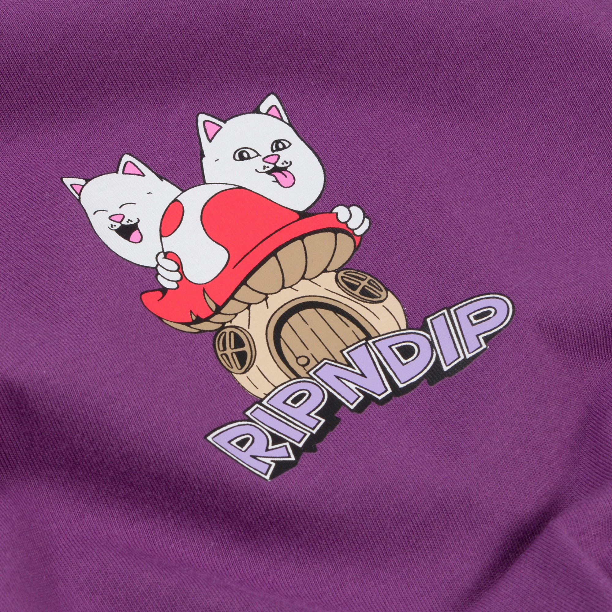 RIPNDIP Shroom House Tee (Plum)