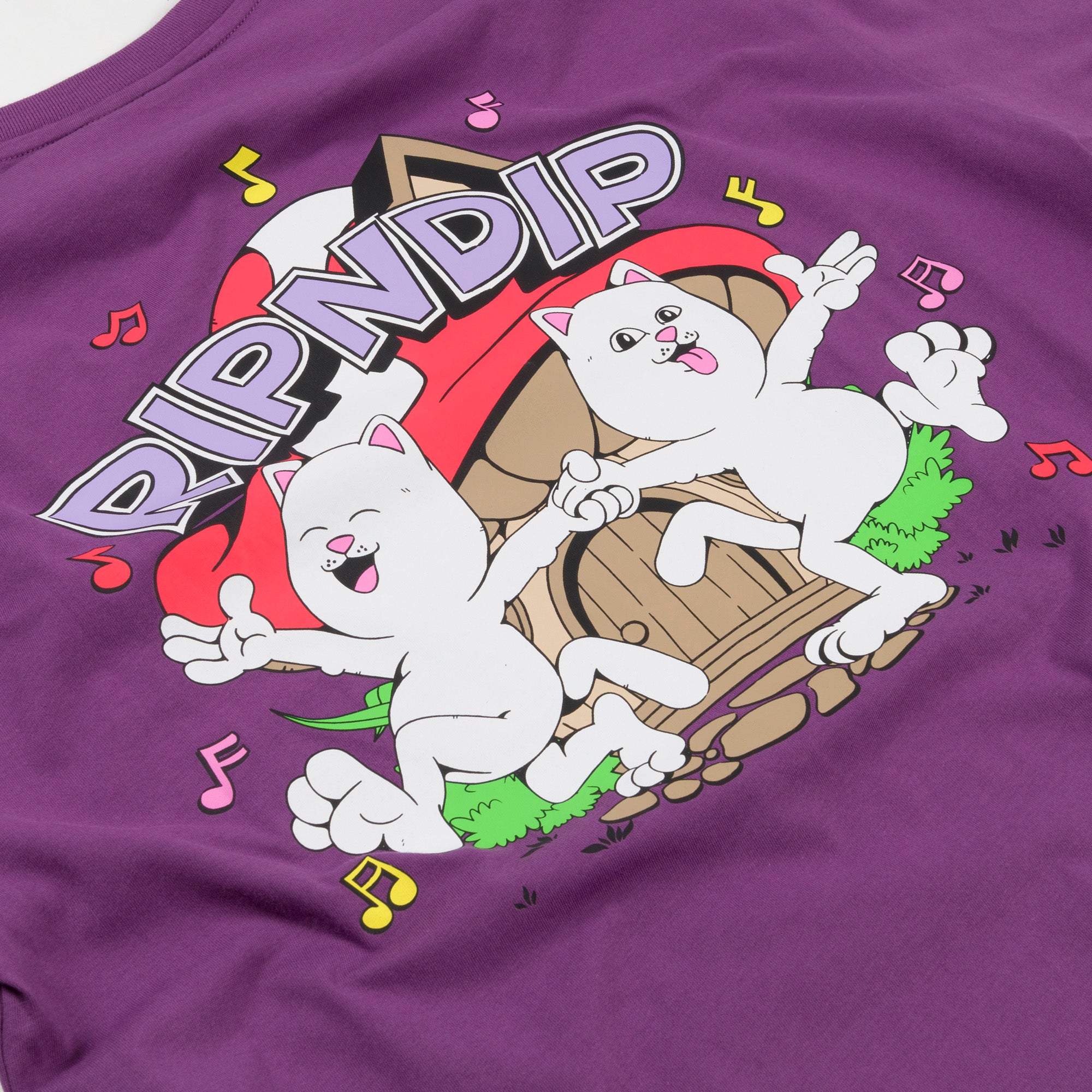 RIPNDIP Shroom House Tee (Plum)