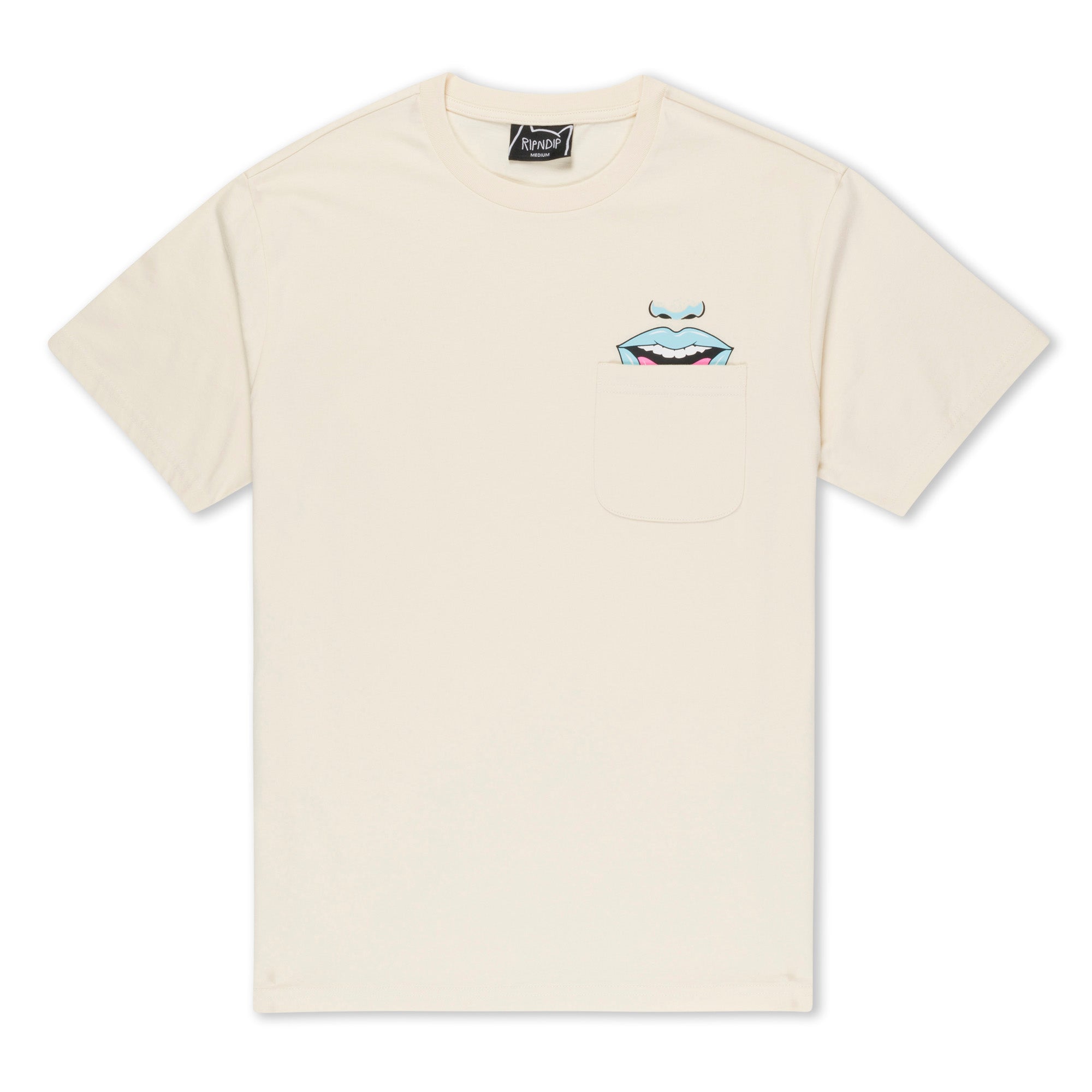 RIPNDIP Take Your Meds Pocket Tee (Natural)