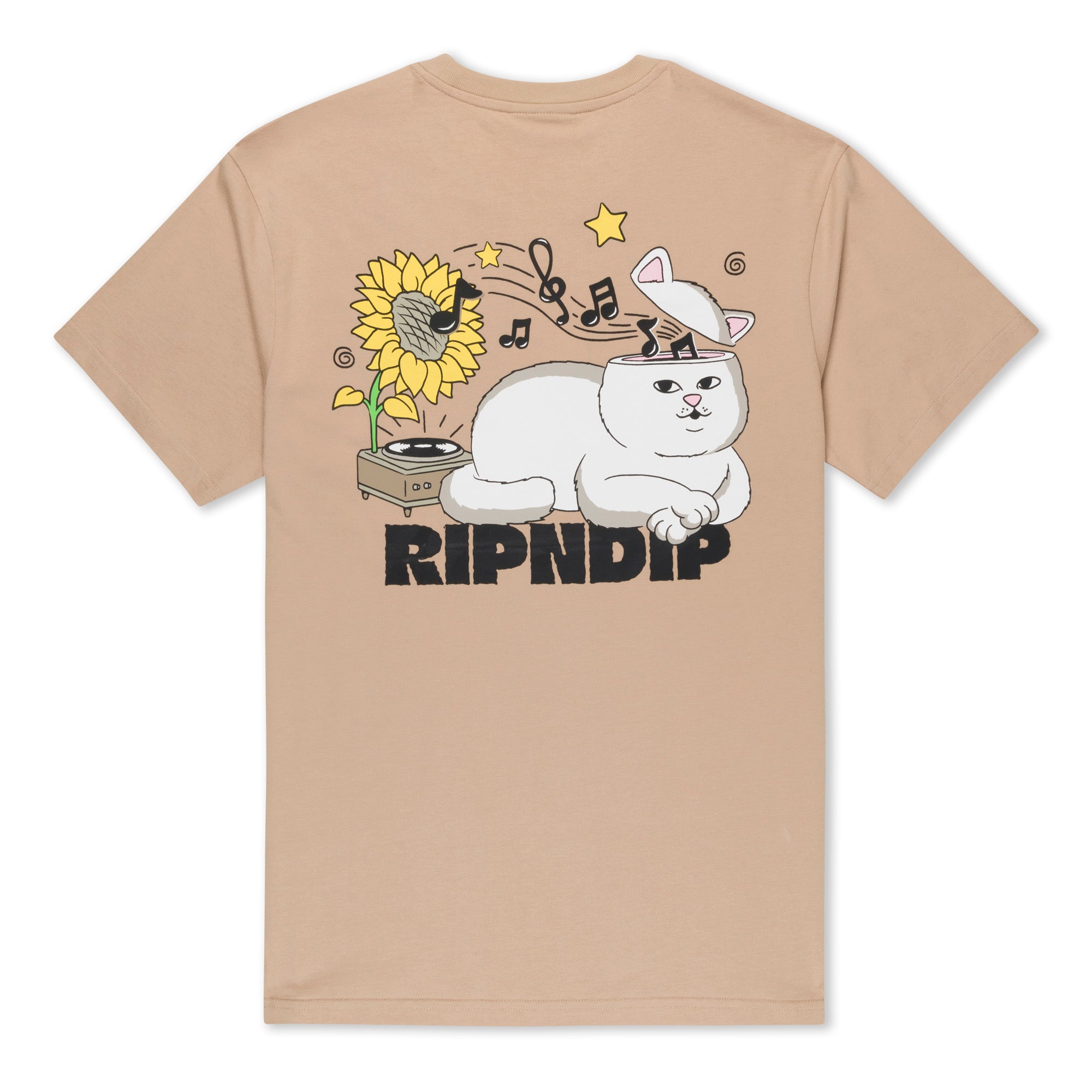 RIPNDIP No Music No Life Tee (Almond)