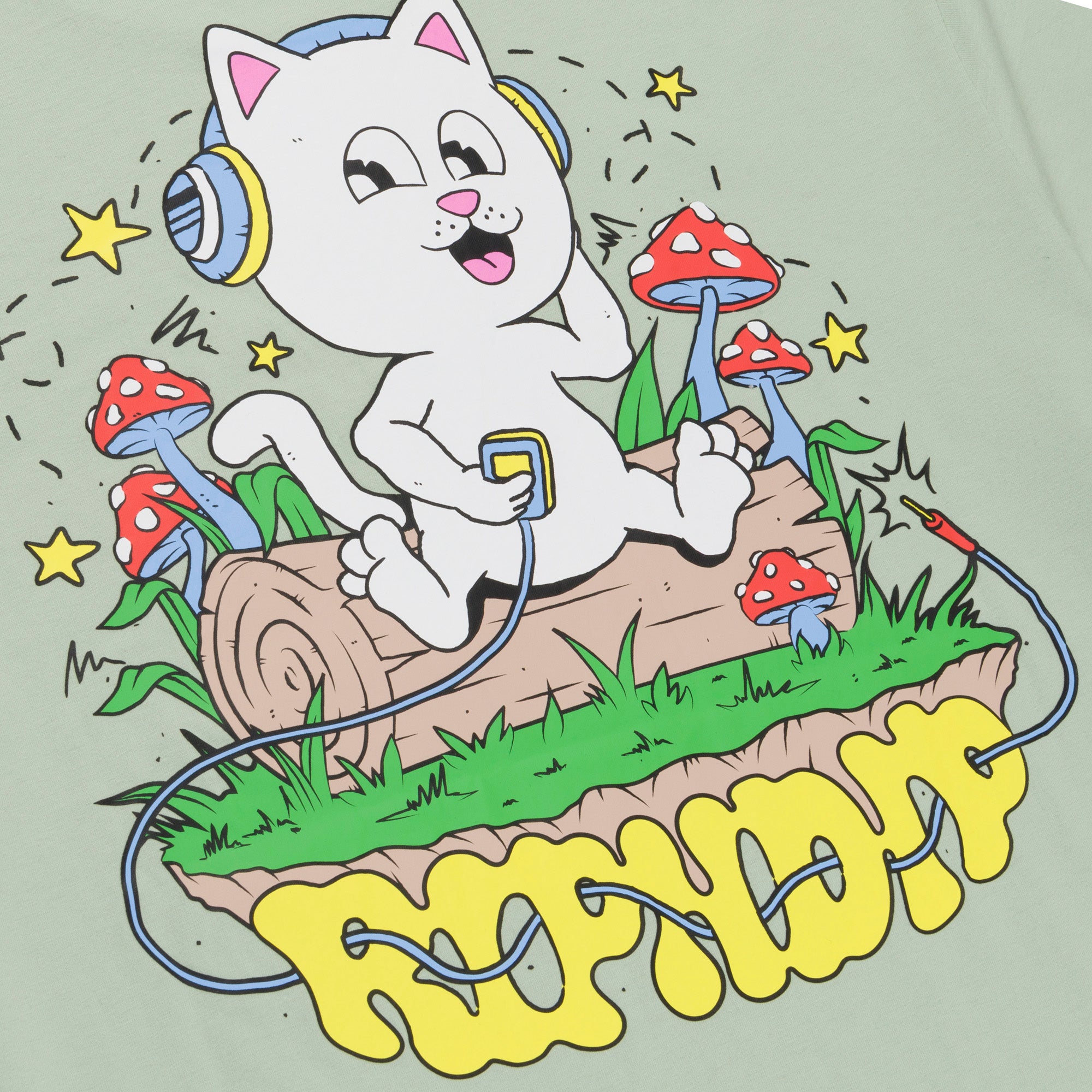 RIPNDIP Shroom Song Tee (Sage)