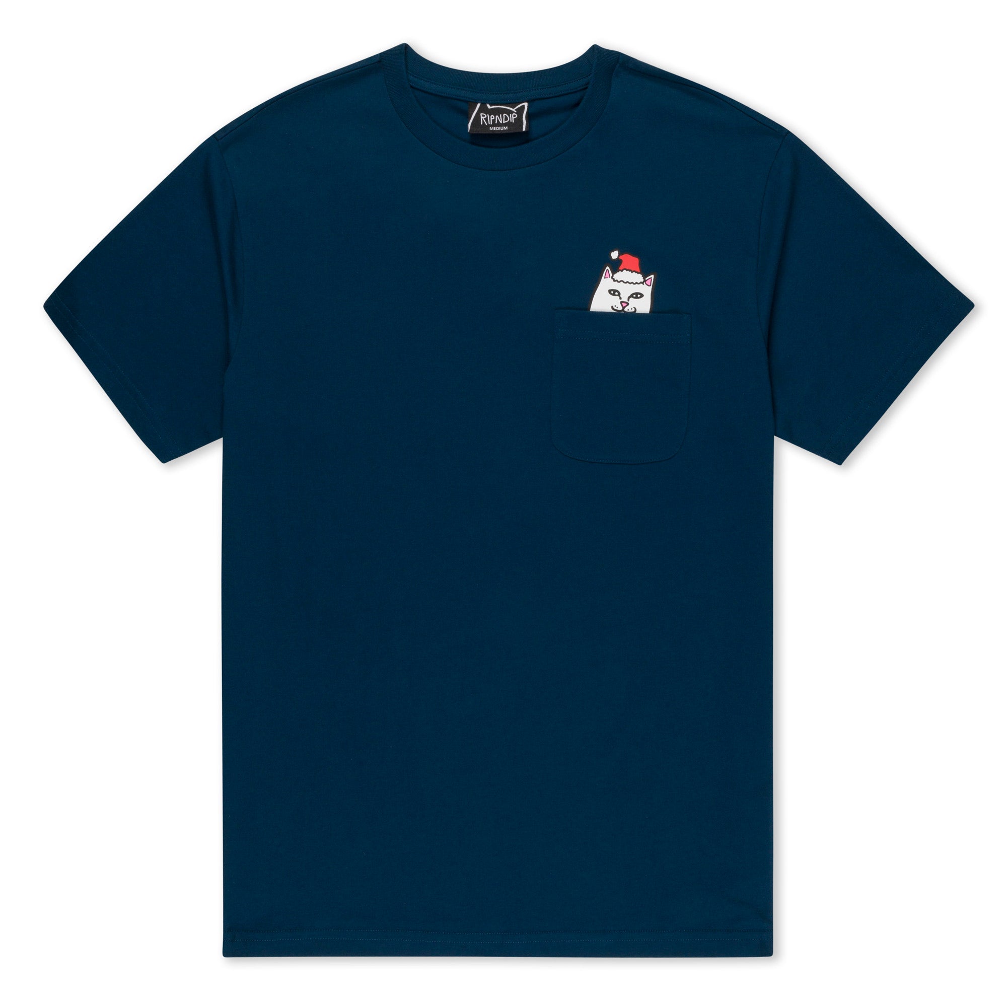 RIPNDIP Secret Santa Pocket Tee (Navy)