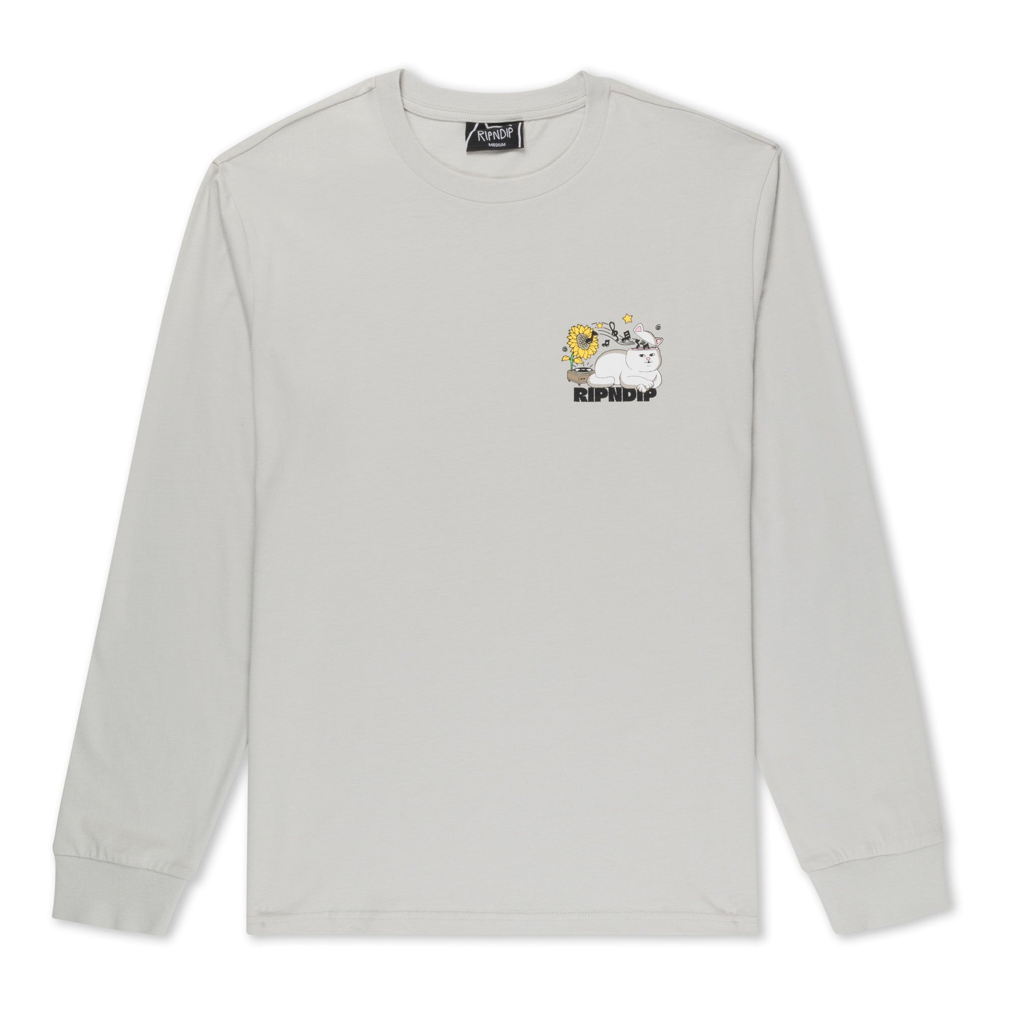 RIPNDIP No Music No Life Long Sleeve (Grey)