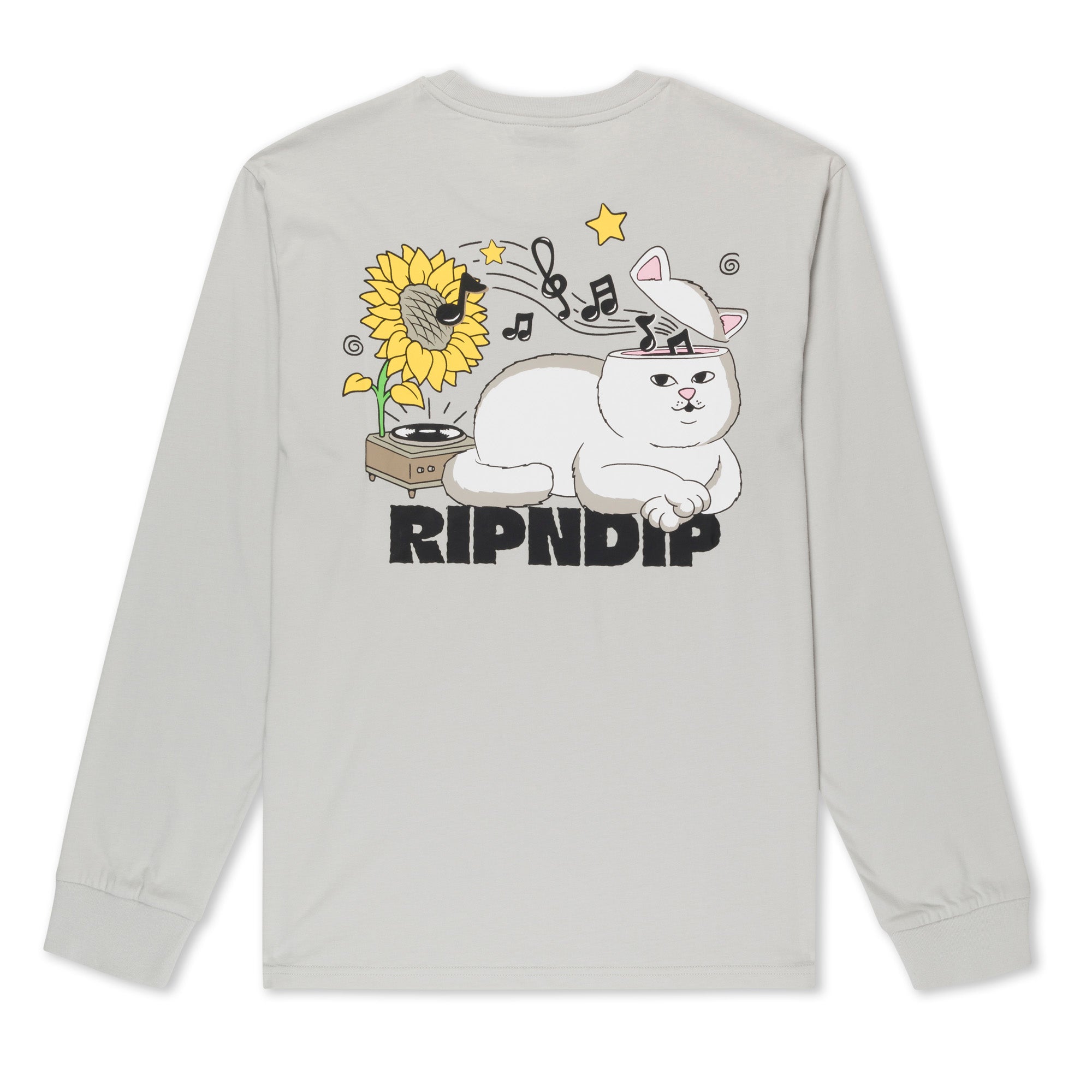 RIPNDIP No Music No Life Long Sleeve (Grey)