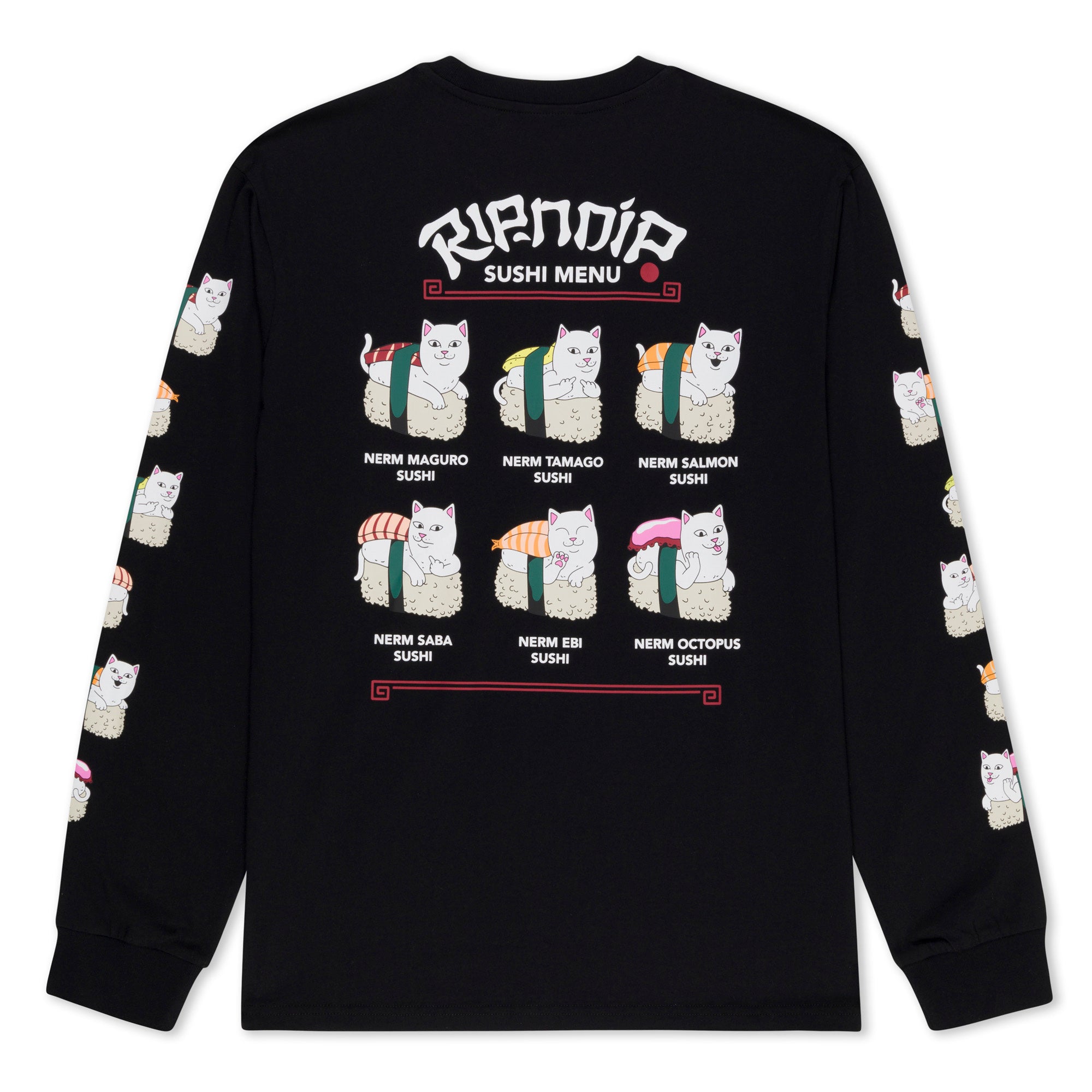 RIPNDIP Sushi Nerm Long Sleeve (Black )