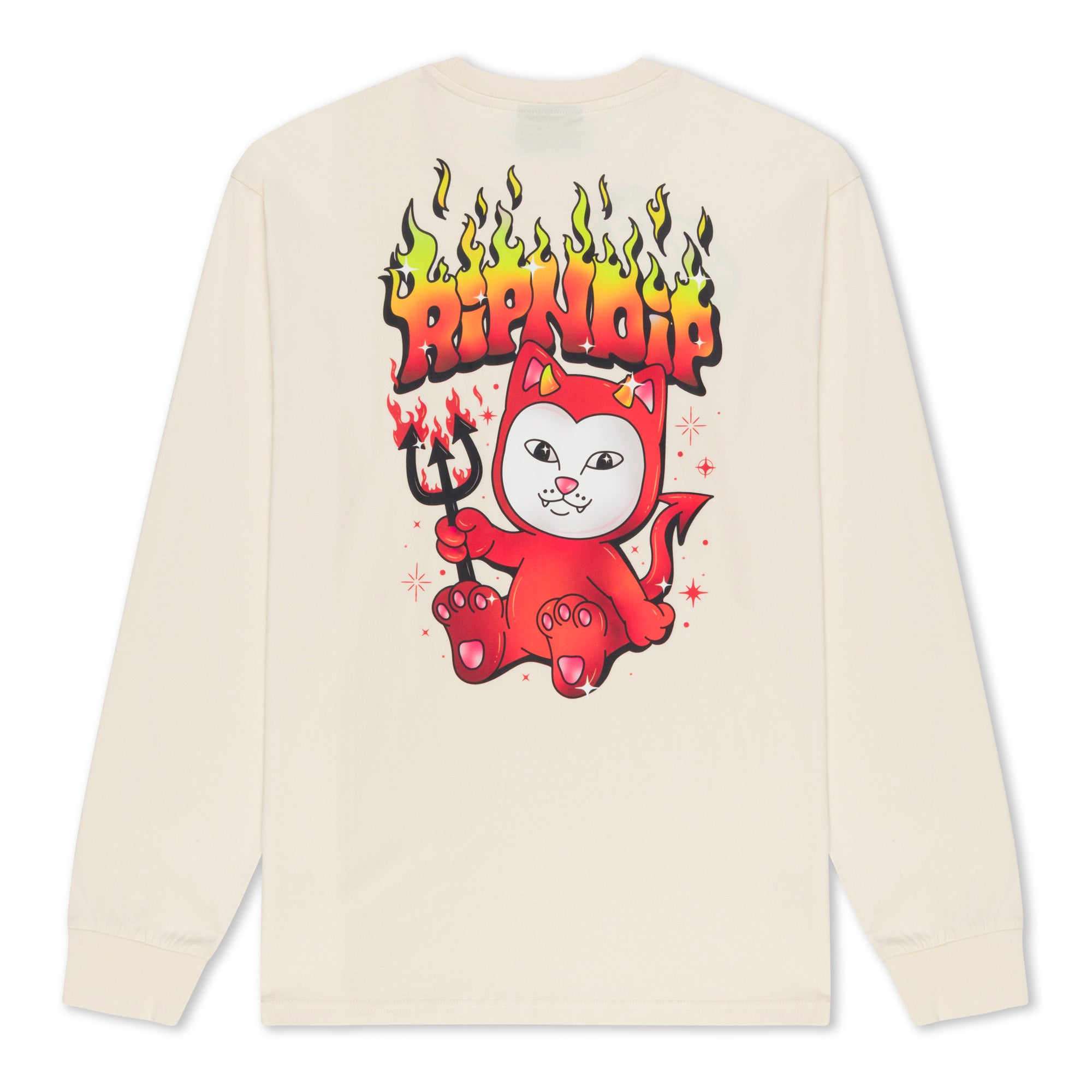 RIPNDIP Scary Cute Long Sleeve (Natural )