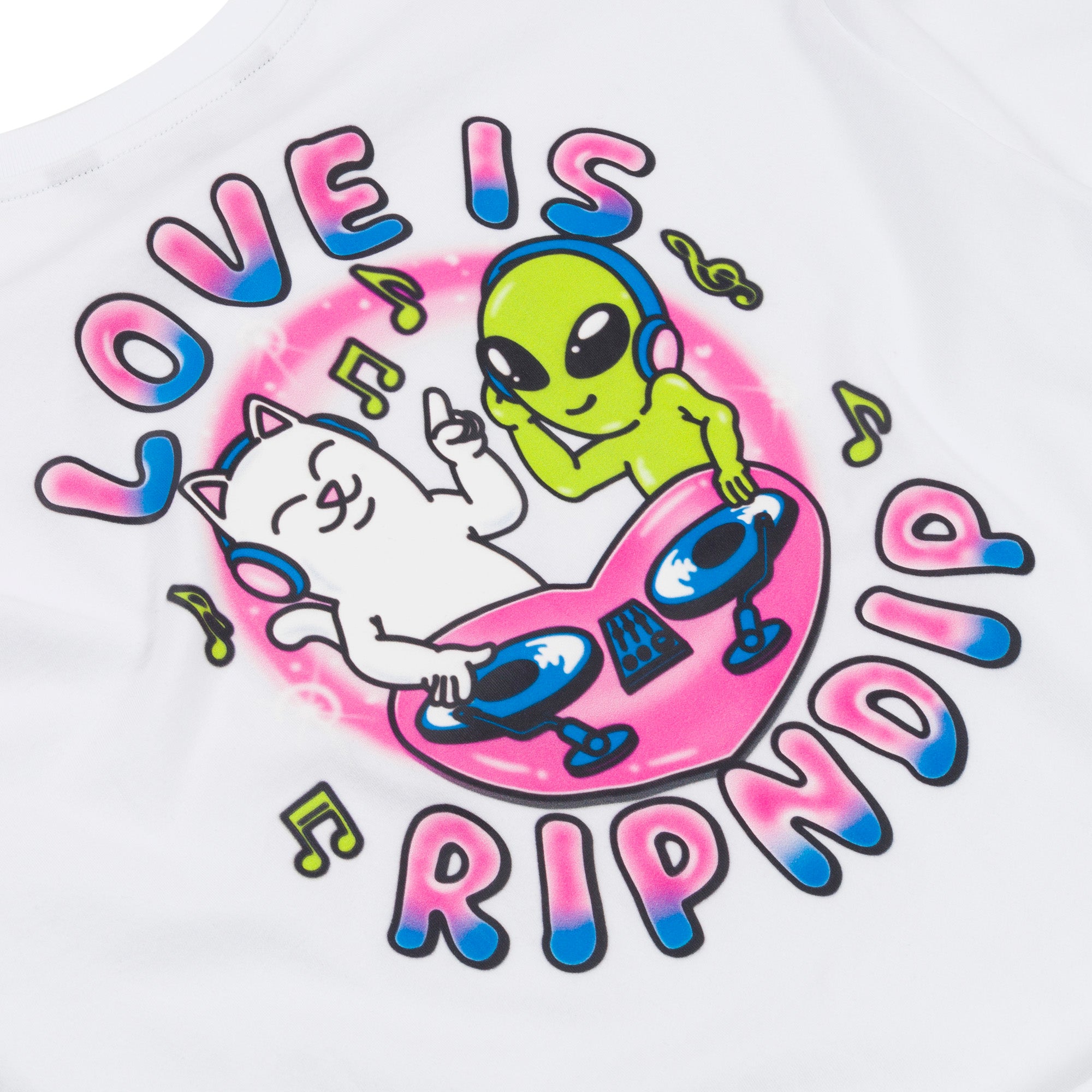 RIPNDIP Love Is Ripndip Cropped Long Sleeve (White)