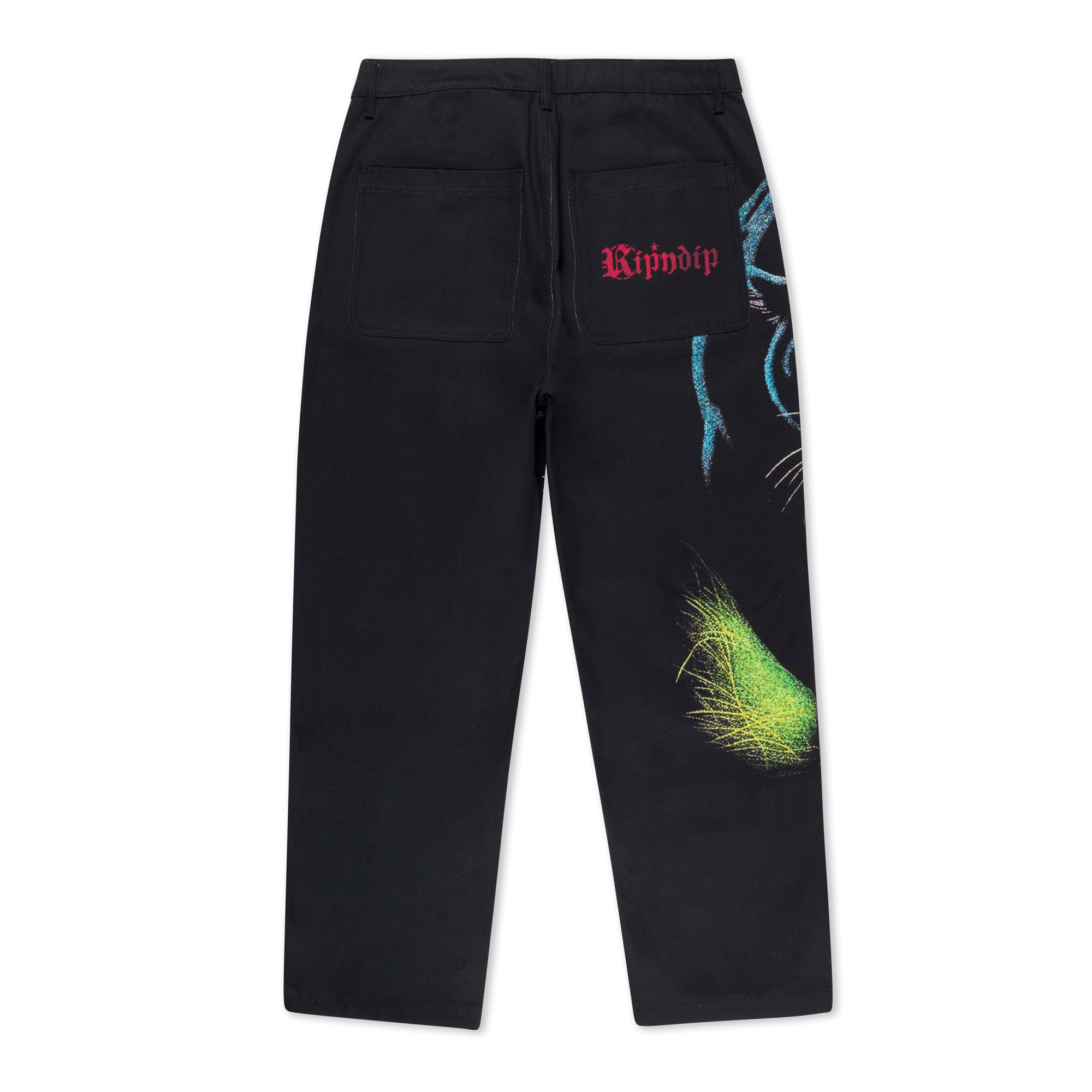 RIPNDIP Fein Double Knee Pants (Black)