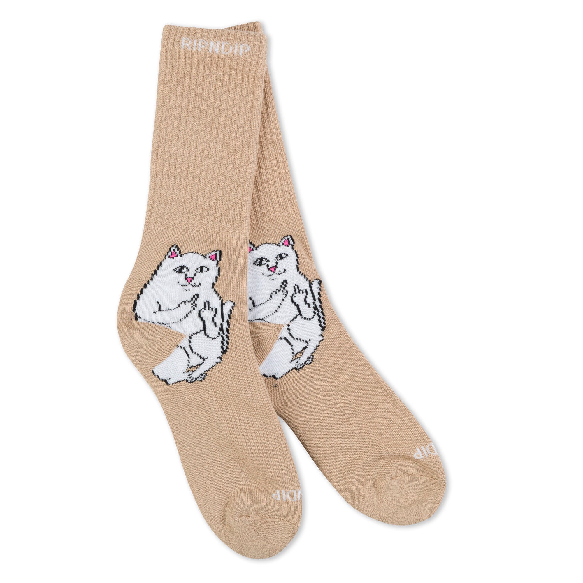 RIPNDIP Lord Nermal Socks (Almond)