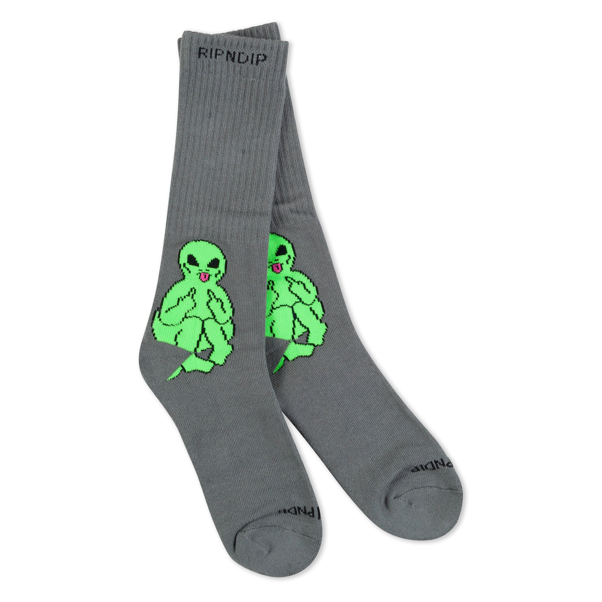 RIPNDIP Lord Alien Socks (Charcoal)