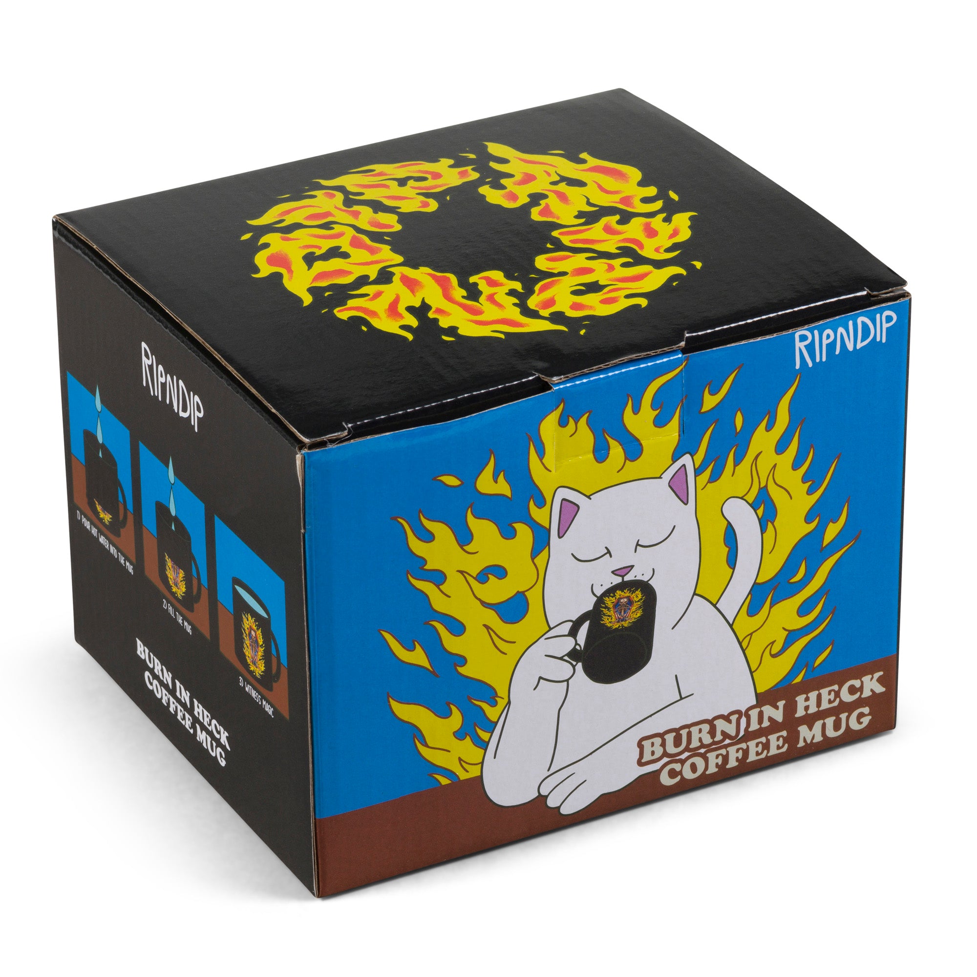 RIPNDIP Burn In Heck Coffee Mug (Black)