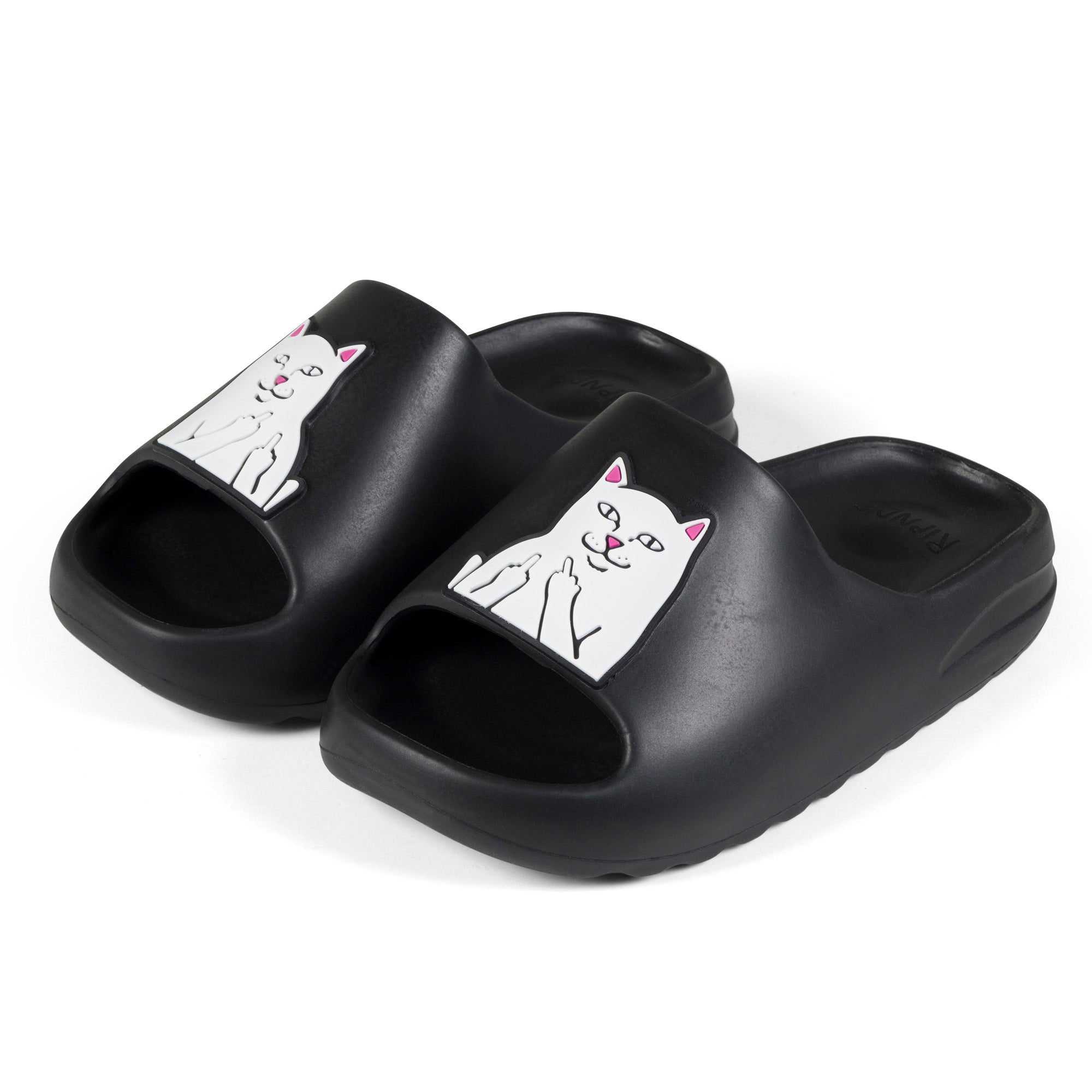 RIPNDIP Lord Nermal Cloud Slides (Black)