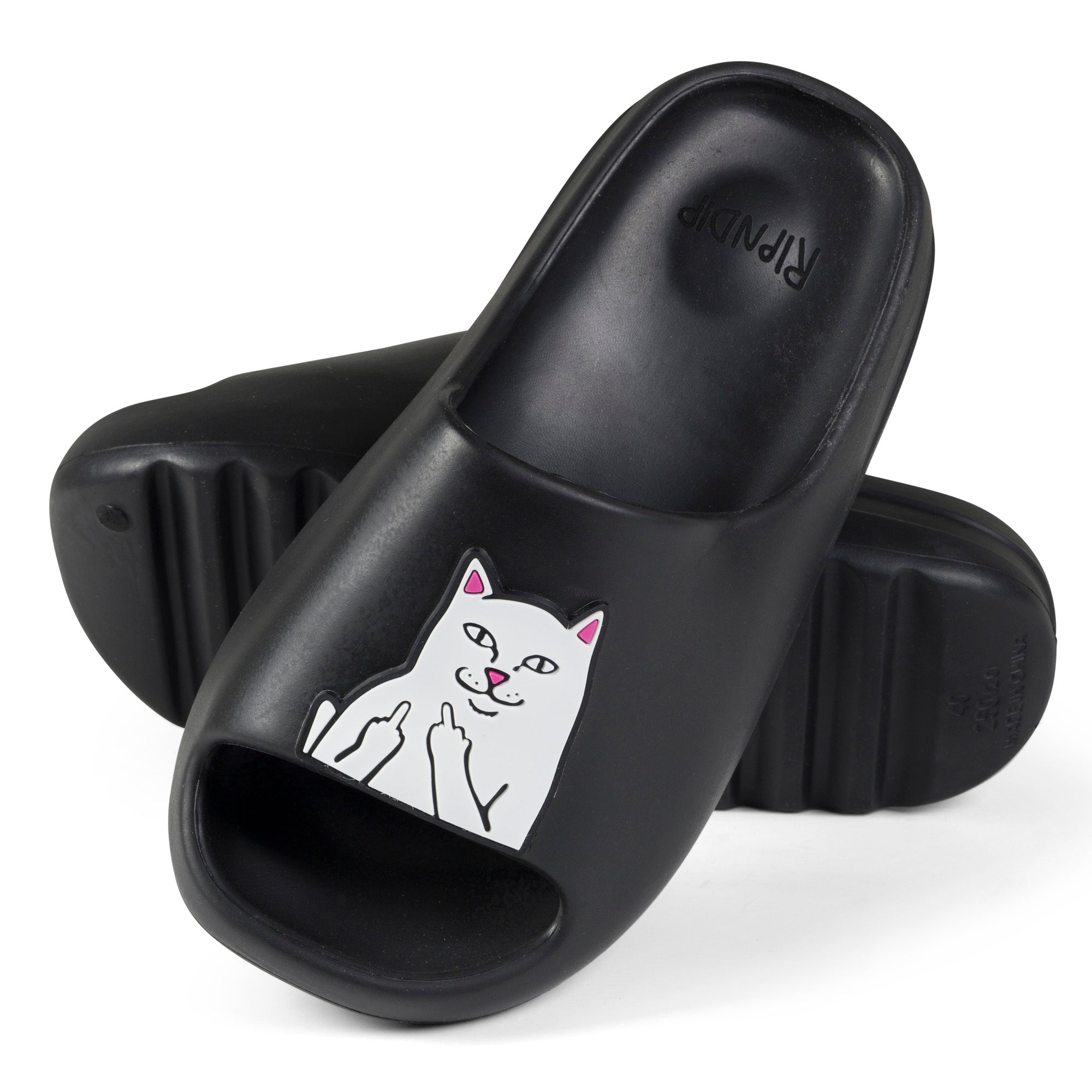 RIPNDIP Lord Nermal Cloud Slides (Black)