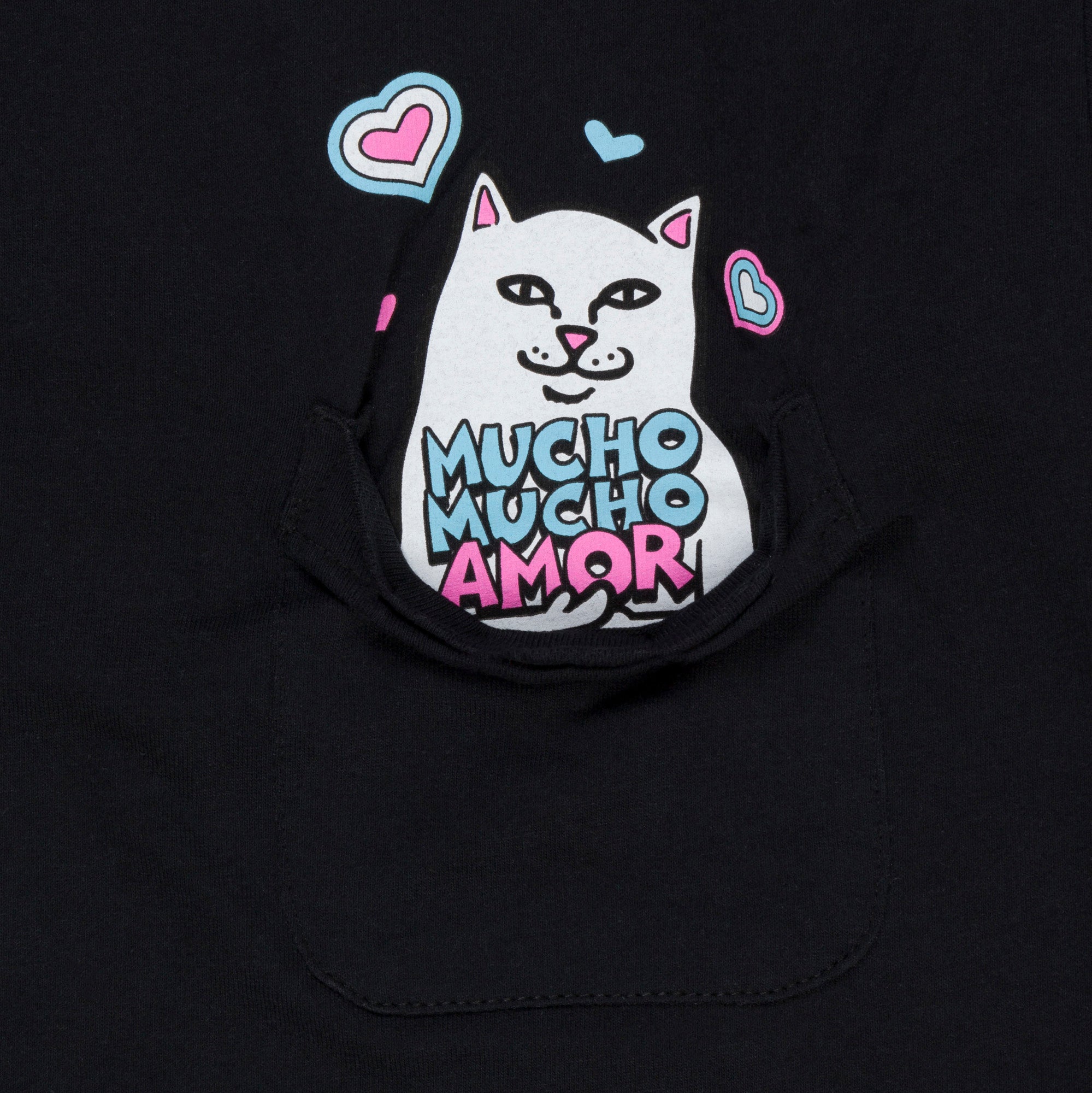 RIPNDIP Lord Nermal Amor Pocket Tee (Black)