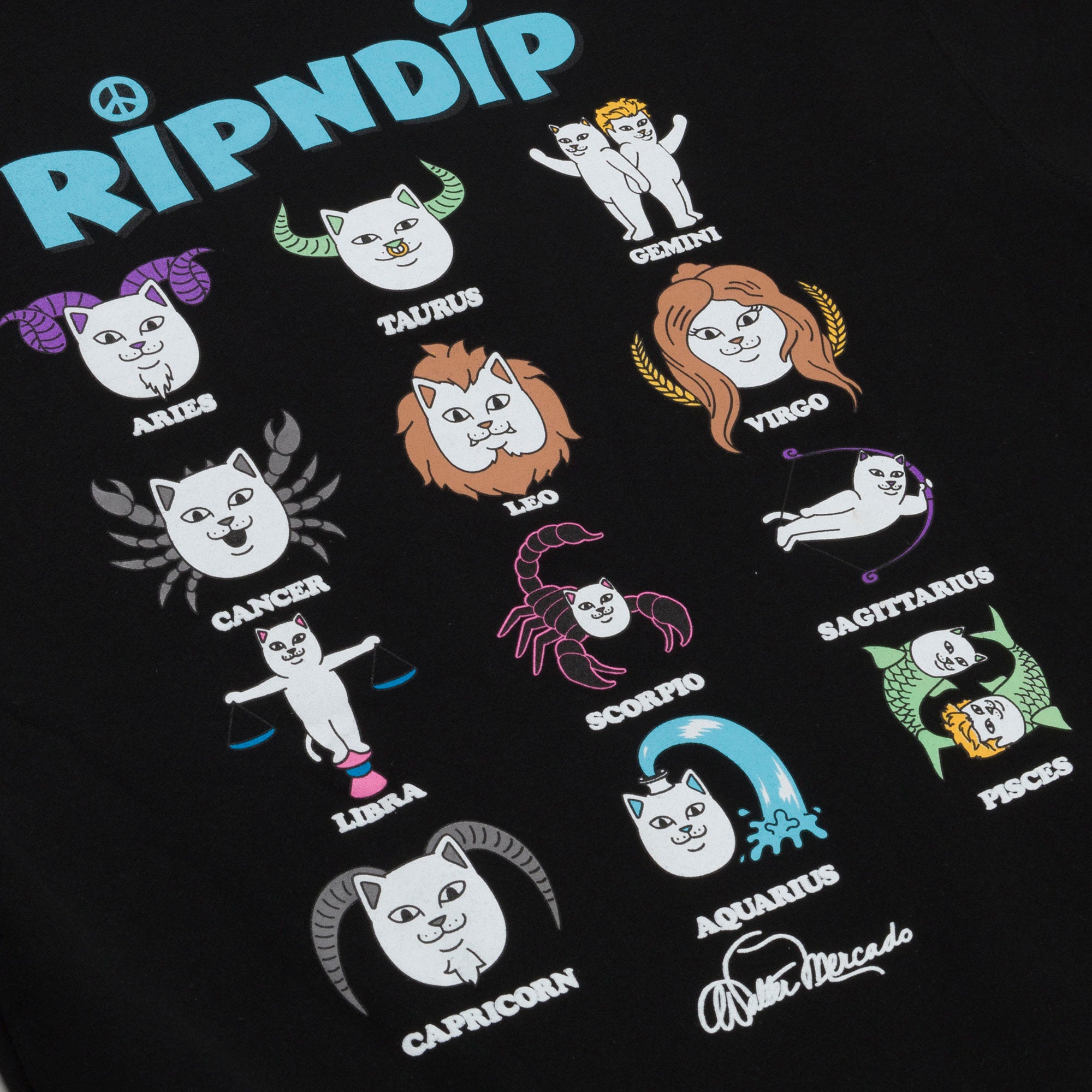 RIPNDIP Zodiac Hoodie (Black)