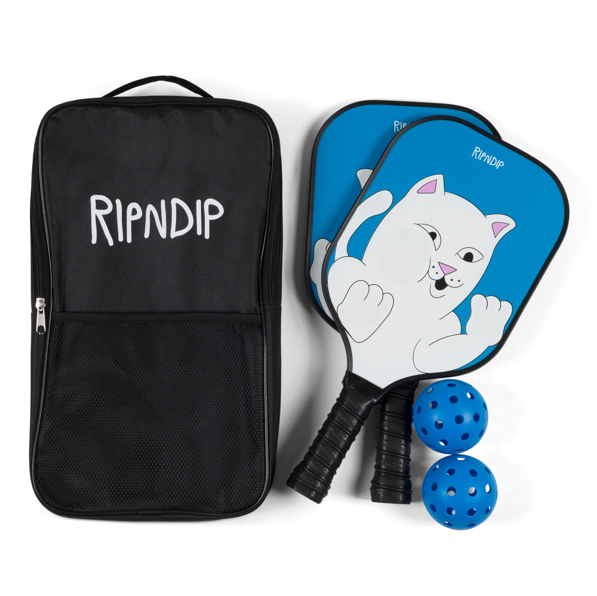 RIPNDIP Squished Nerm Pickleball Set (Blue)