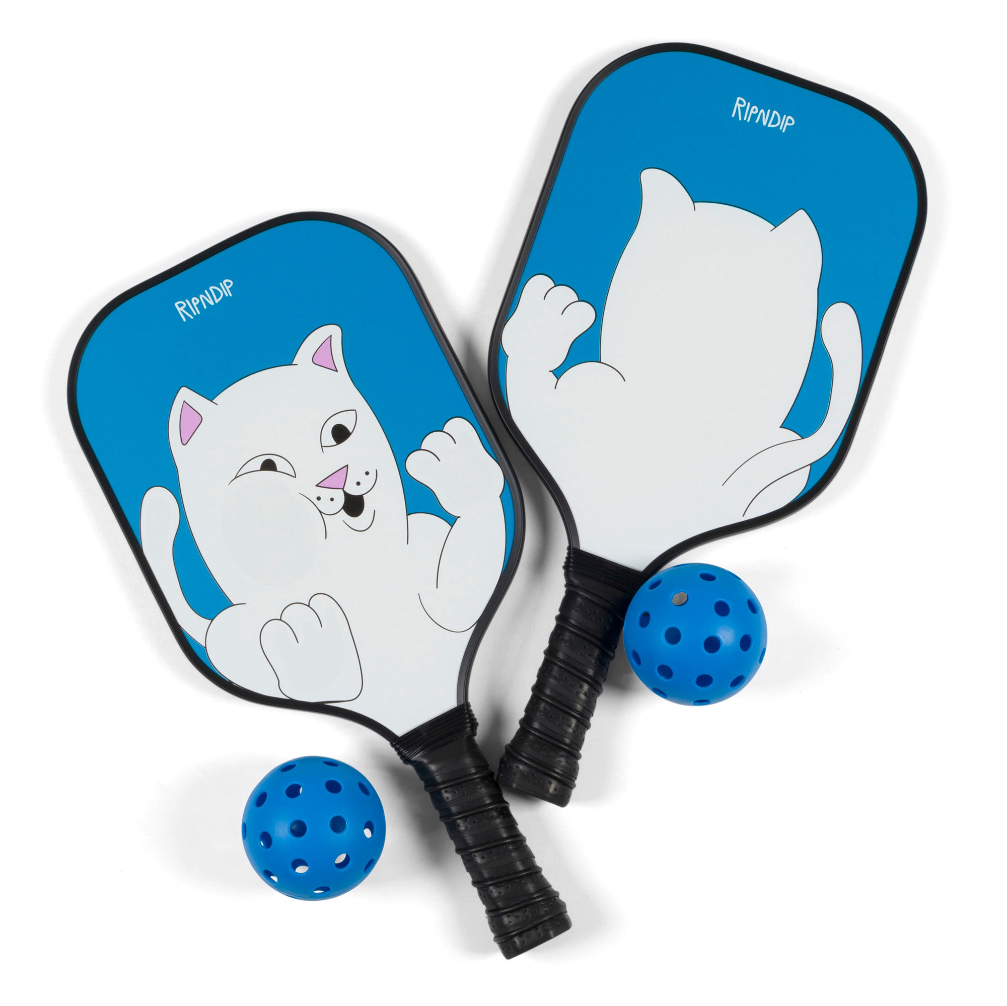 RIPNDIP Squished Nerm Pickleball Set (Blue)