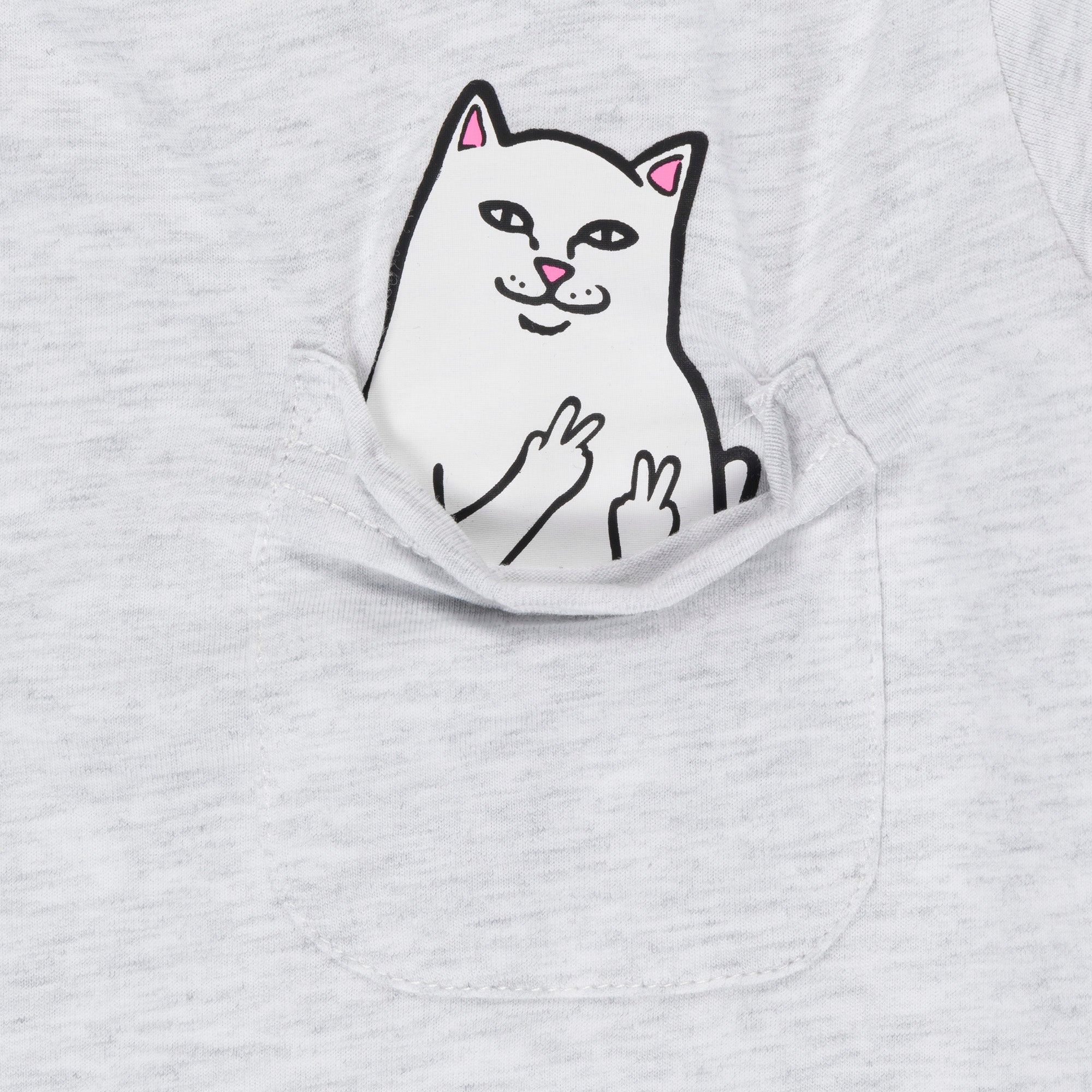 RIPNDIP Lord Nermal Kid Peace tee (Ash Heather)