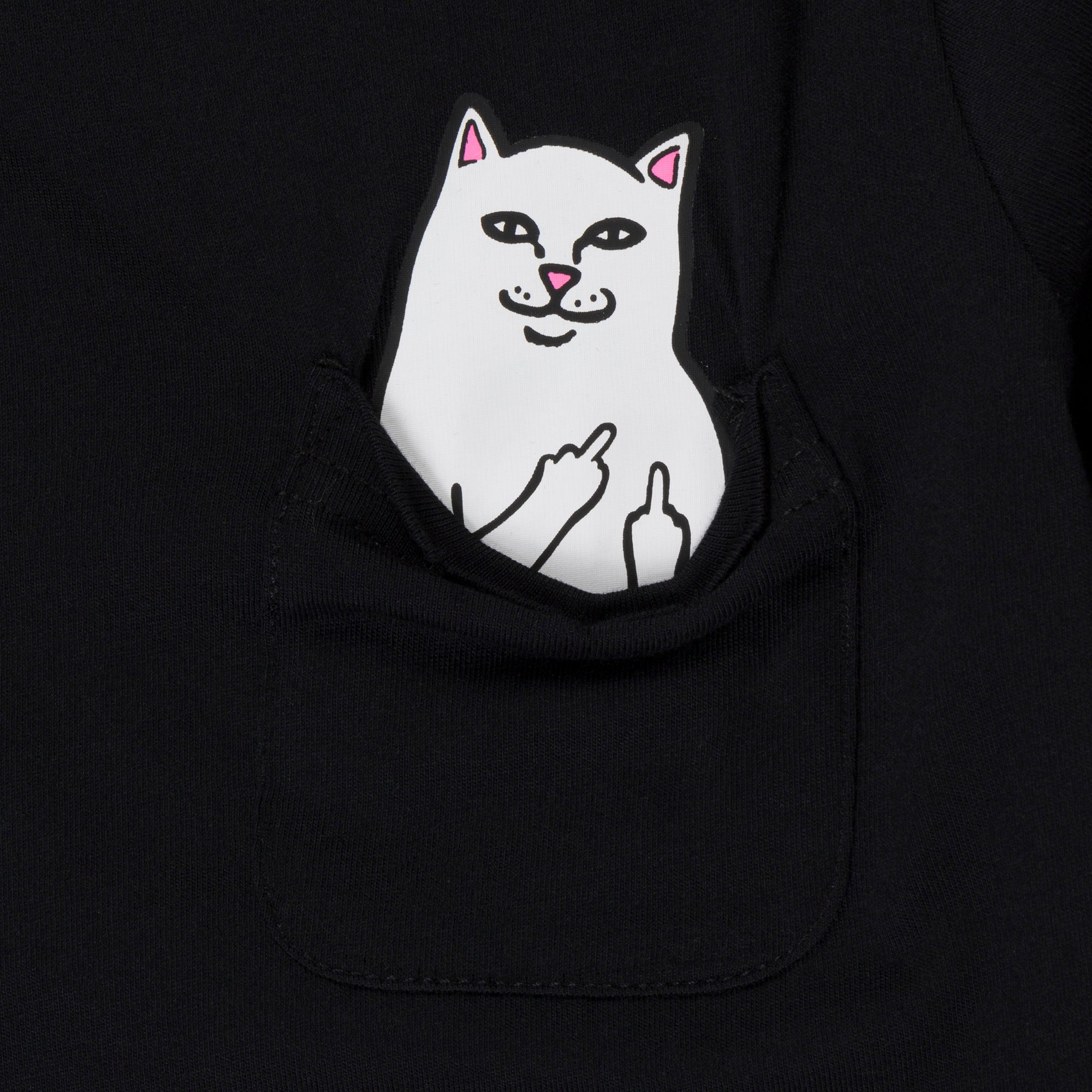 RIPNDIP Lord Nermal Kid Pocket Tee (Black)