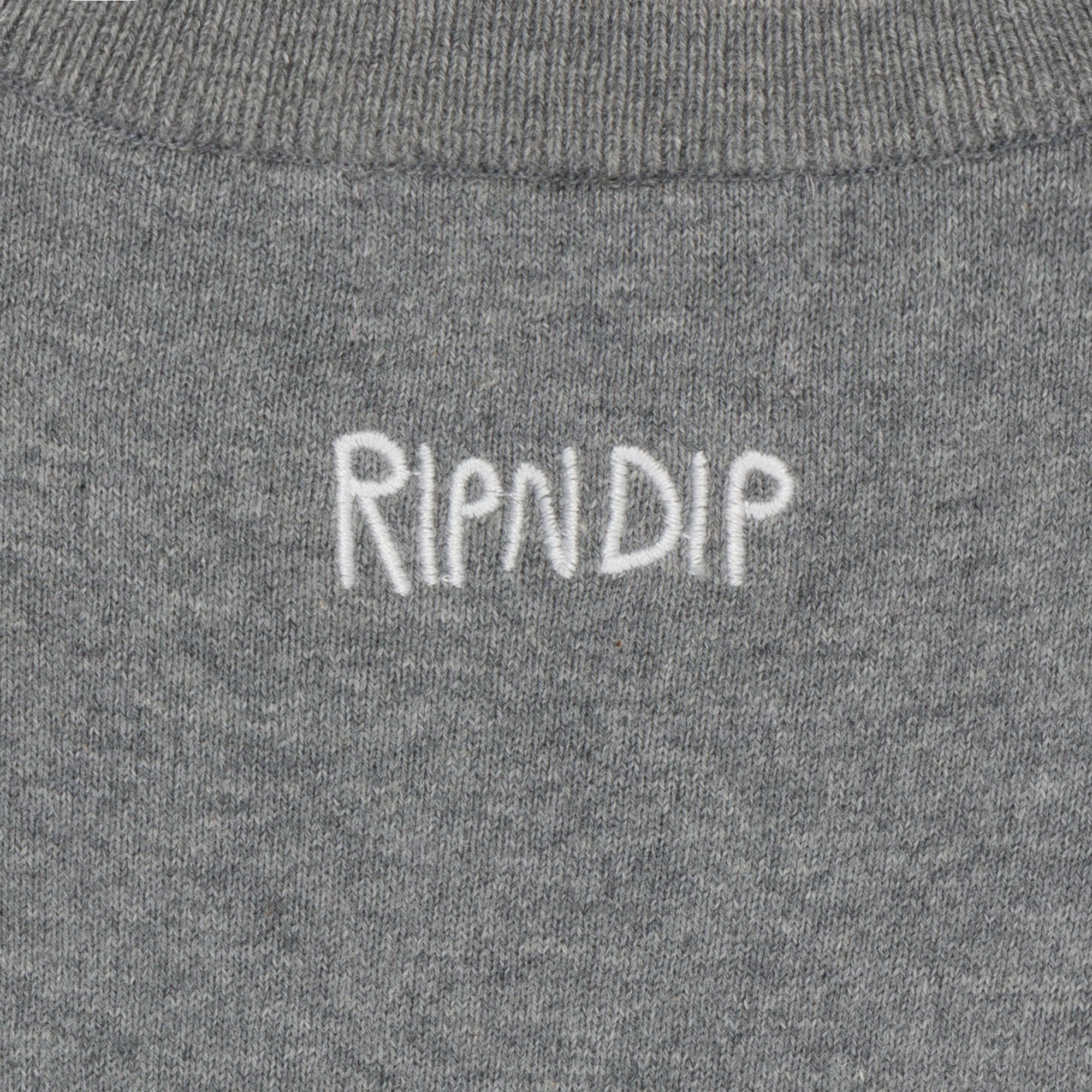 RIPNDIP Nermal S Thompson Knit Tee (Heather Grey)