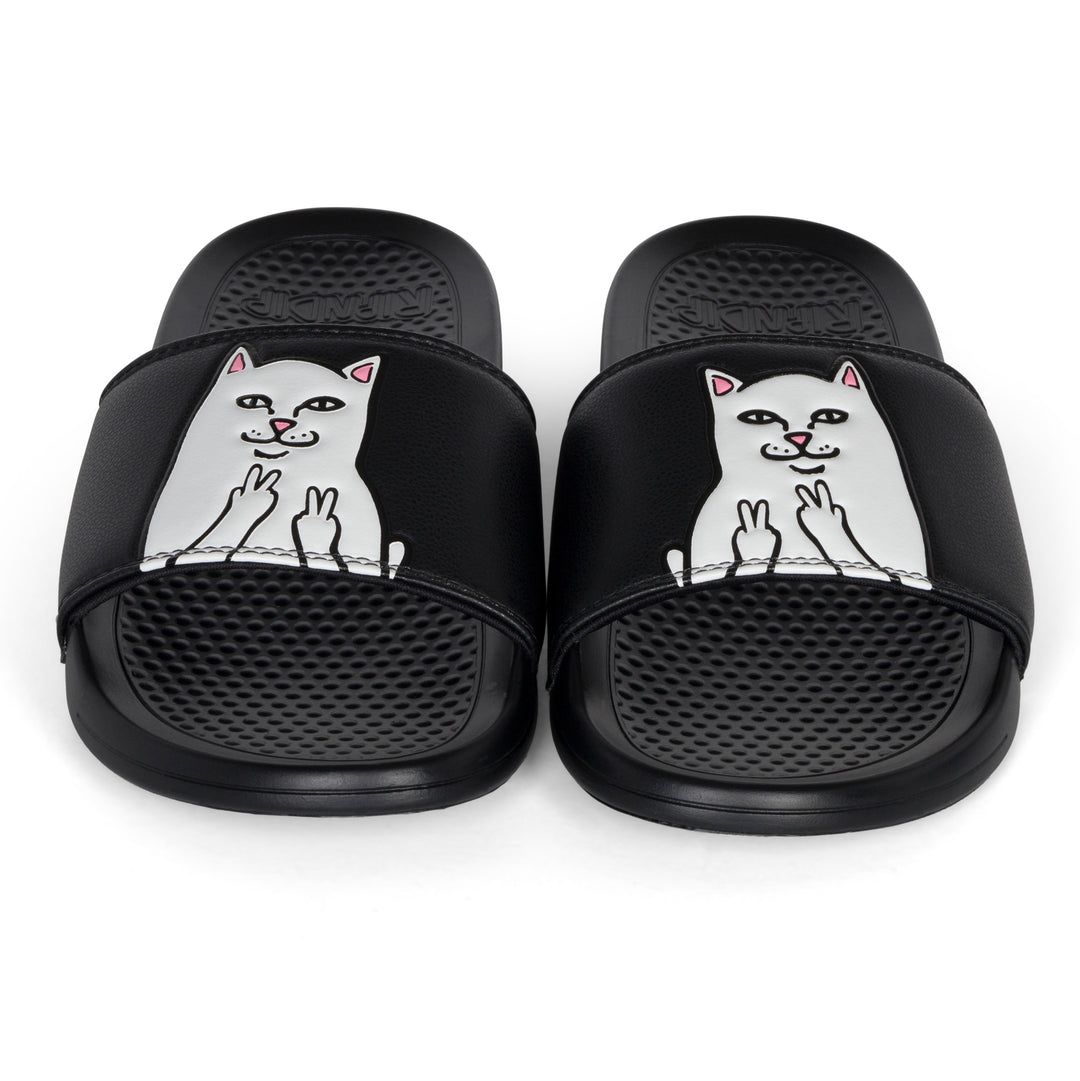 Lord Nermal Peace Slides (Black) – RIPNDIP