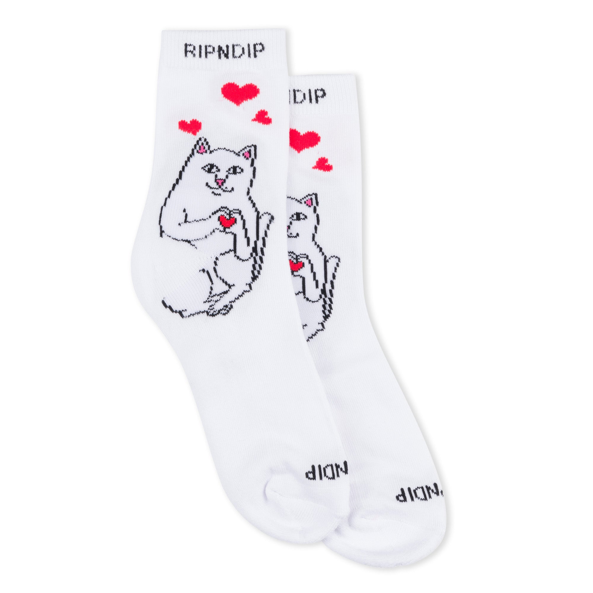 Nermal Loves Mid Socks (White)