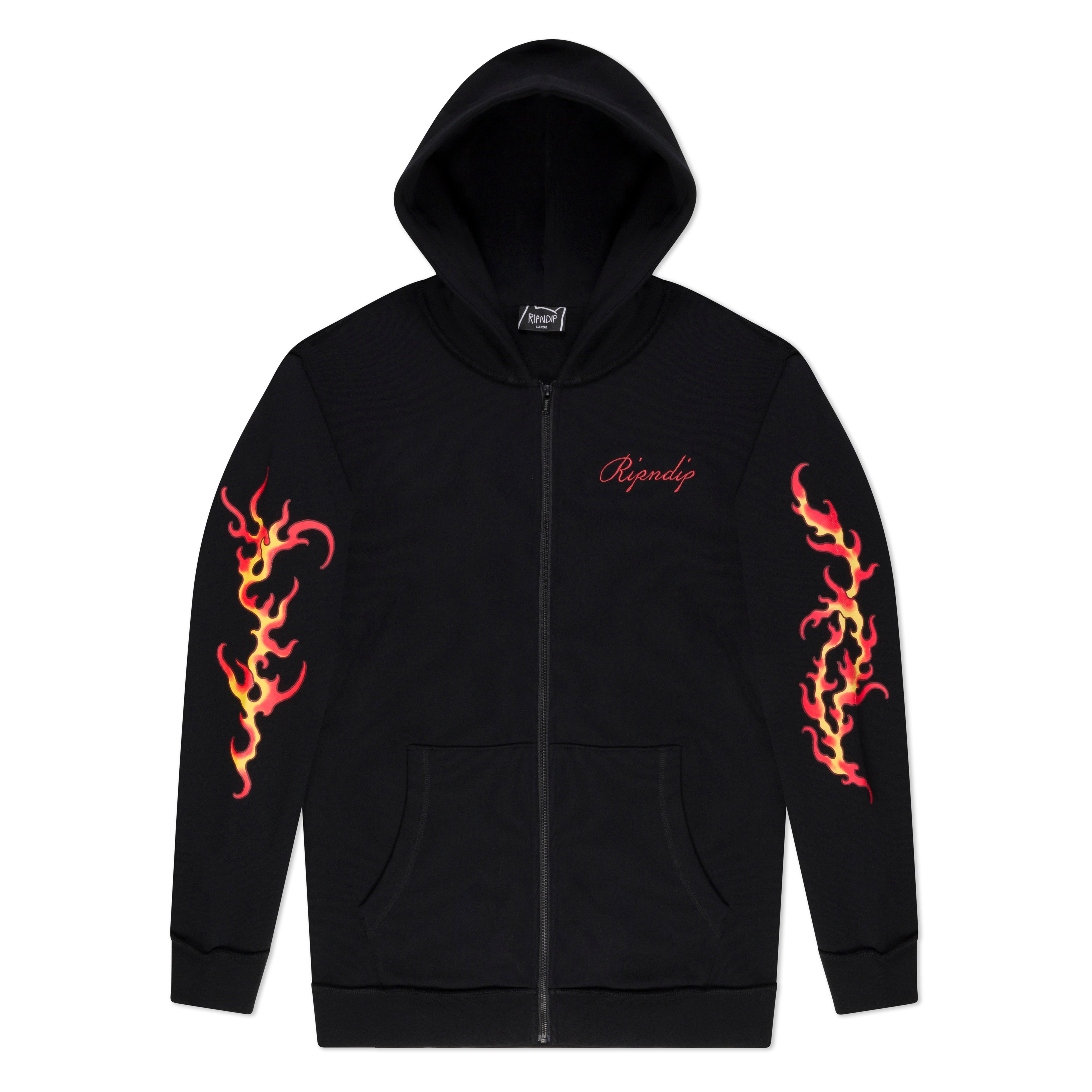 RIPNDIP InkEd Zip-Up Hoodie (Black)