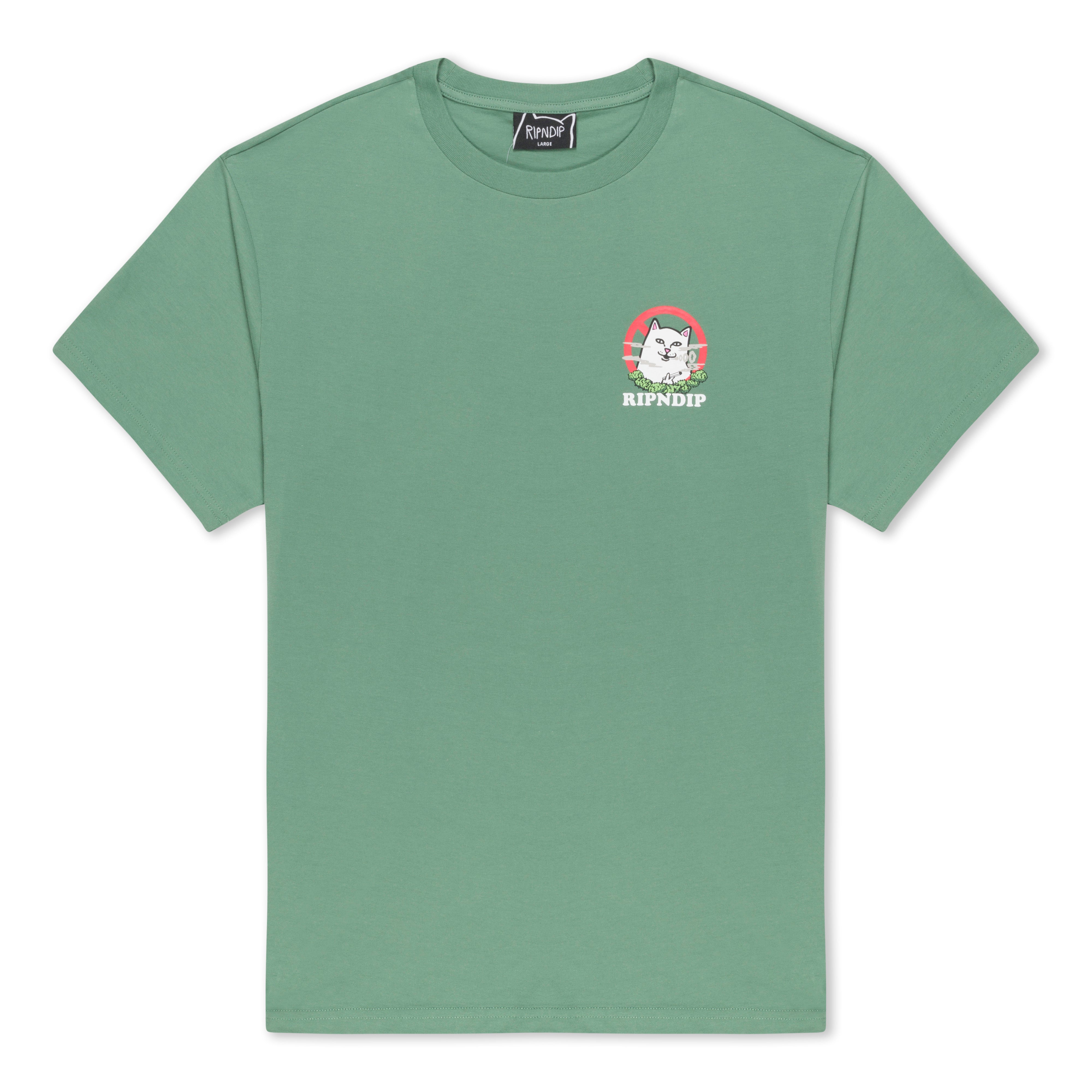 RIPNDIP No Smoking Tee (Light Olive)