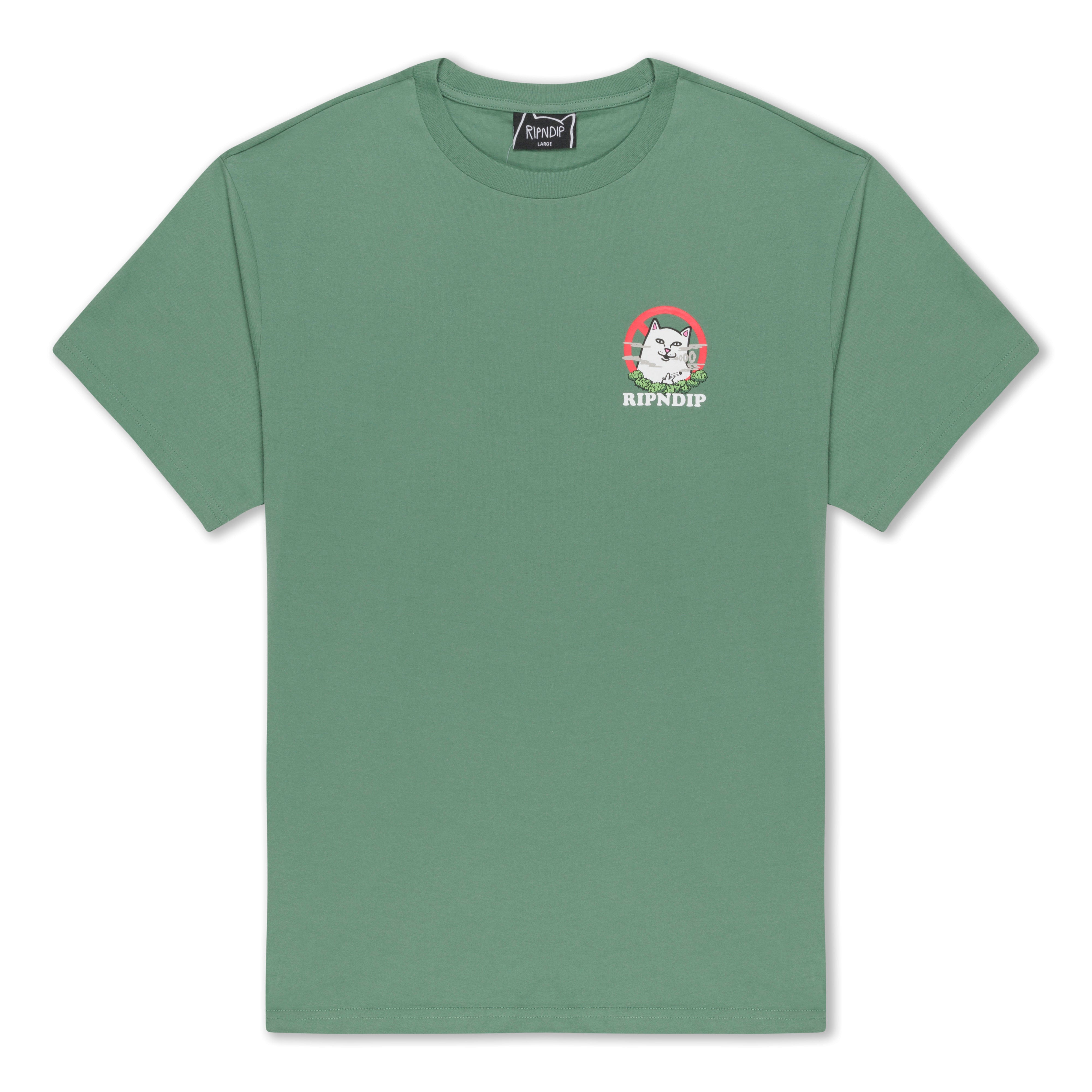 RIPNDIP No Smoking Tee (Light Olive)