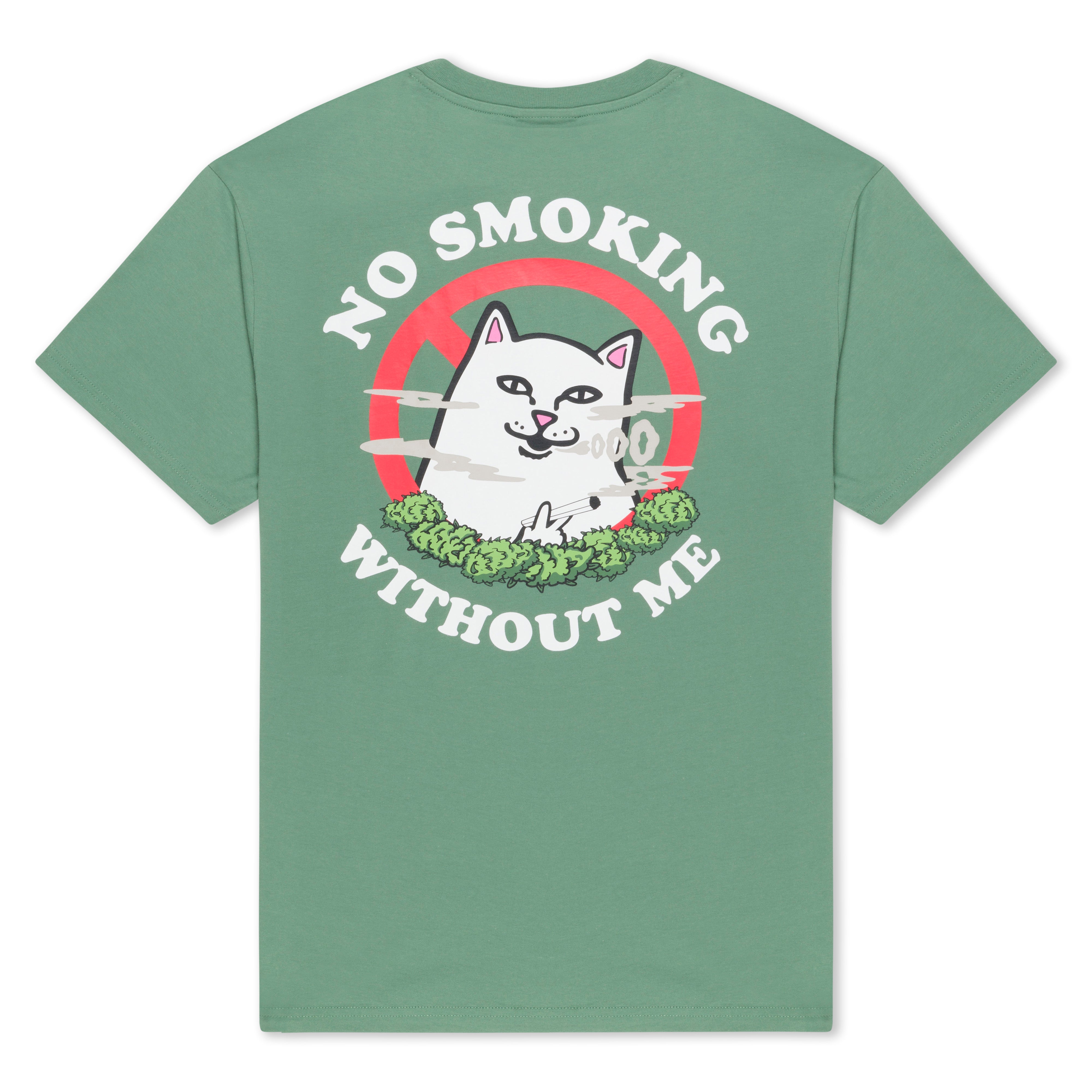 RIPNDIP No Smoking Tee (Light Olive)