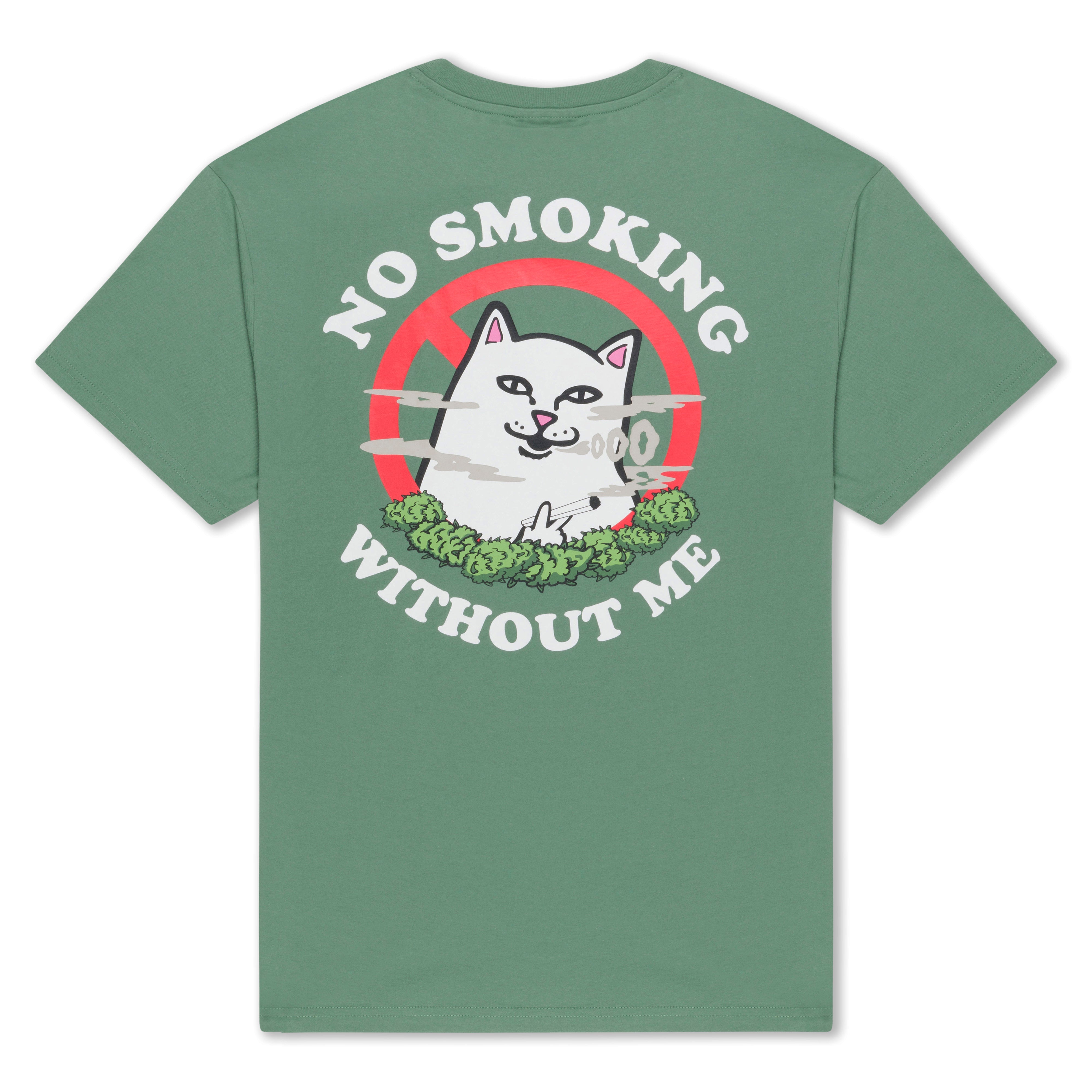 RIPNDIP No Smoking Tee (Light Olive)