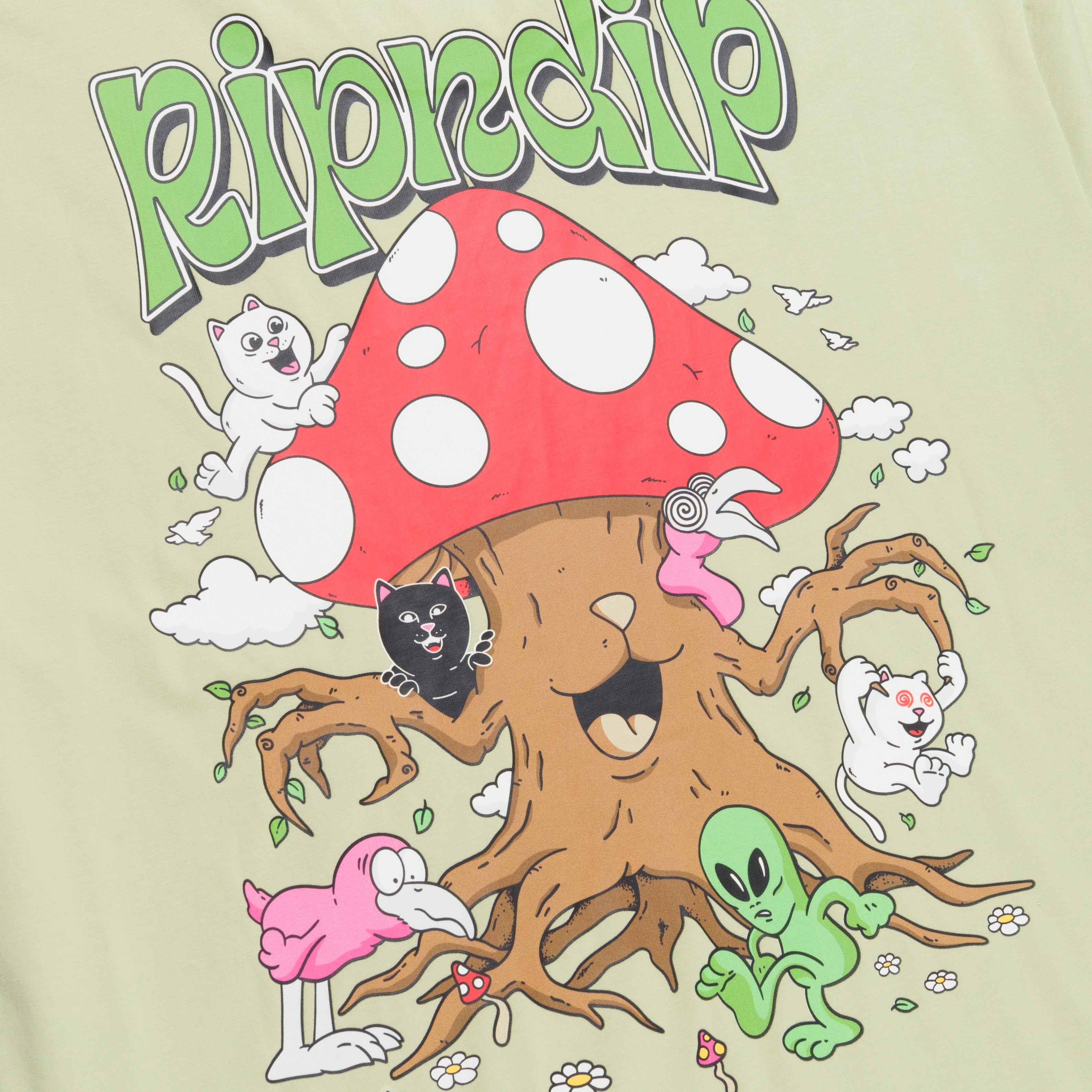 RIPNDIP Playground Tee (Light Moss)