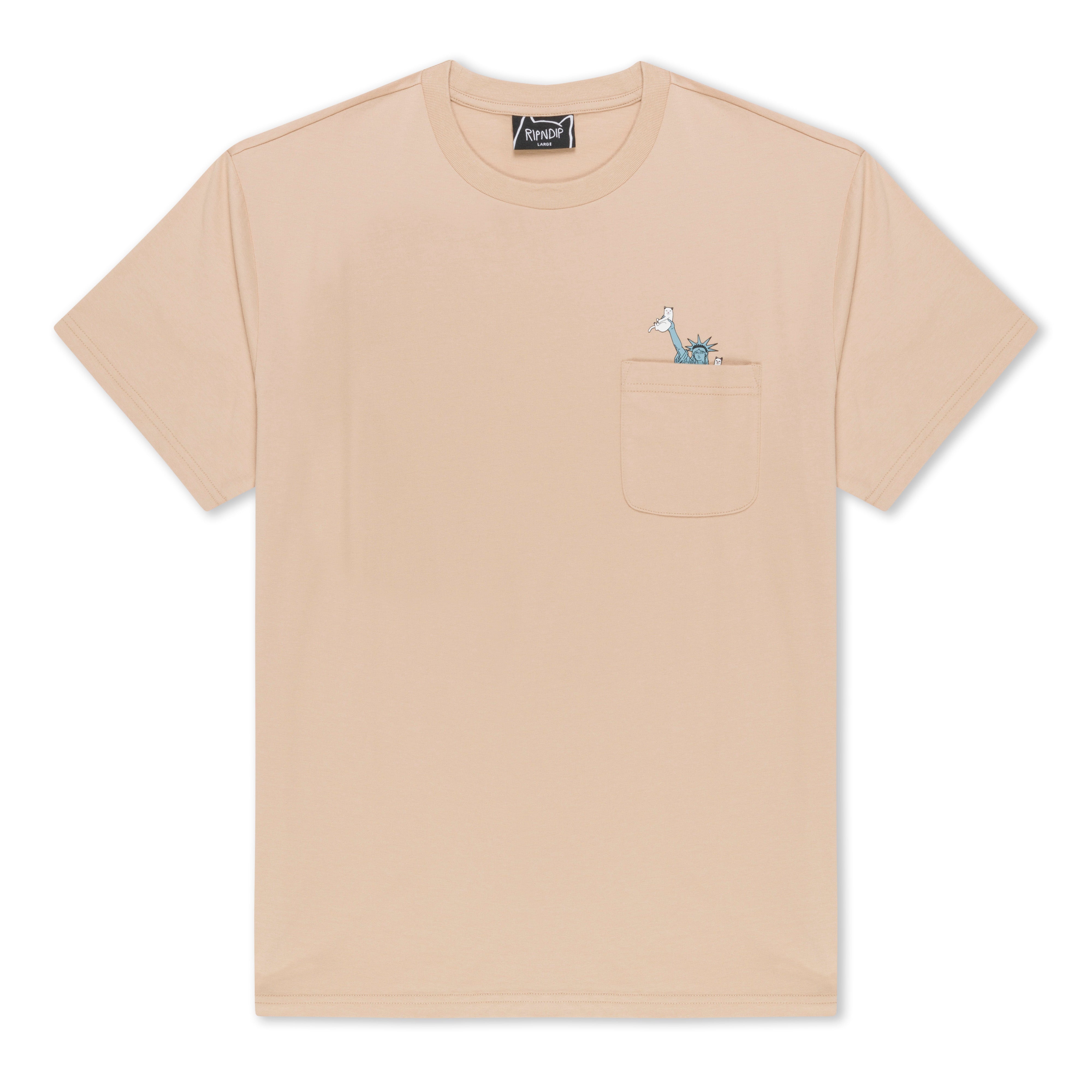 RIPNDIP Liberty Pocket Tee (Almond)