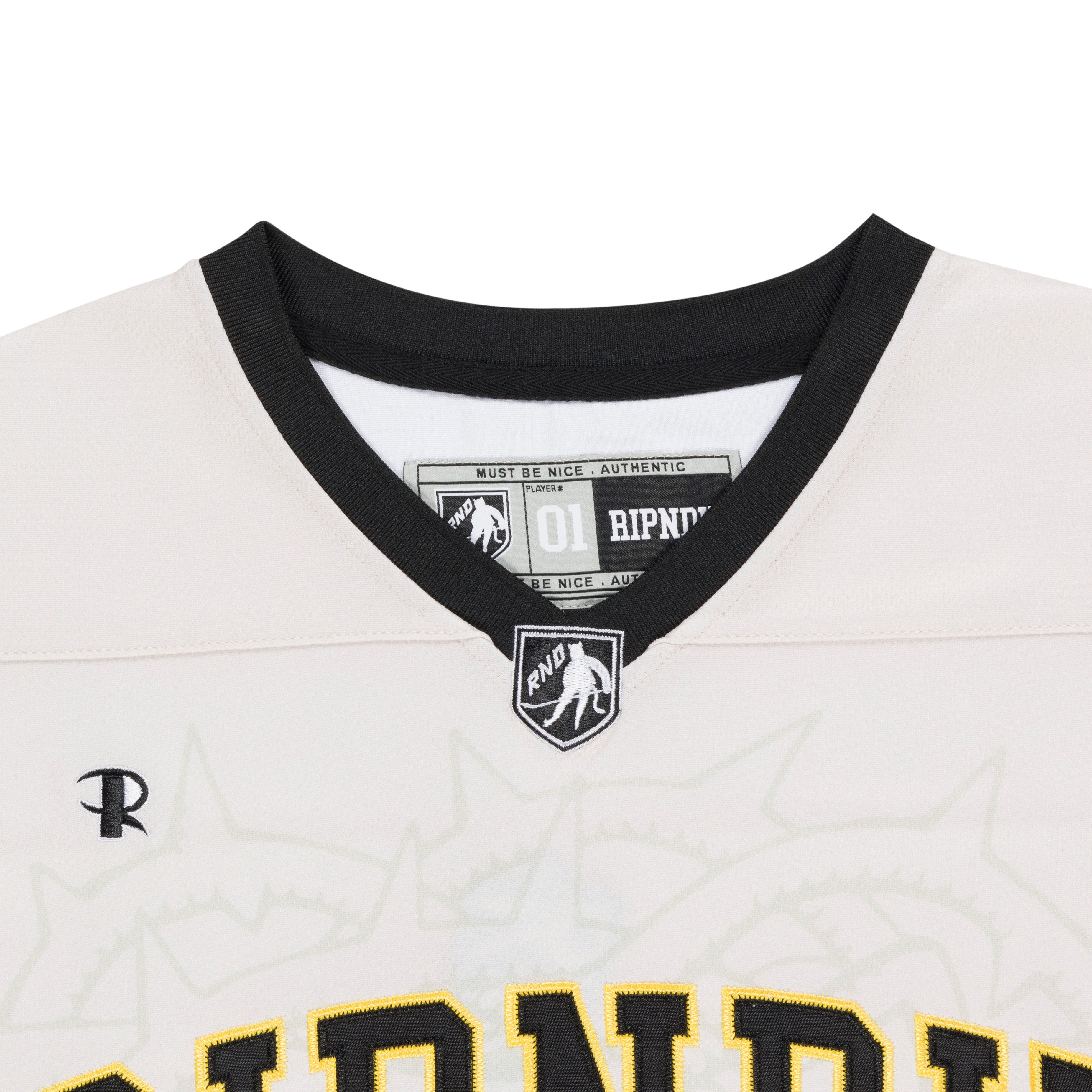 RIPNDIP Lord Savior Hockey Jersey (Off White)