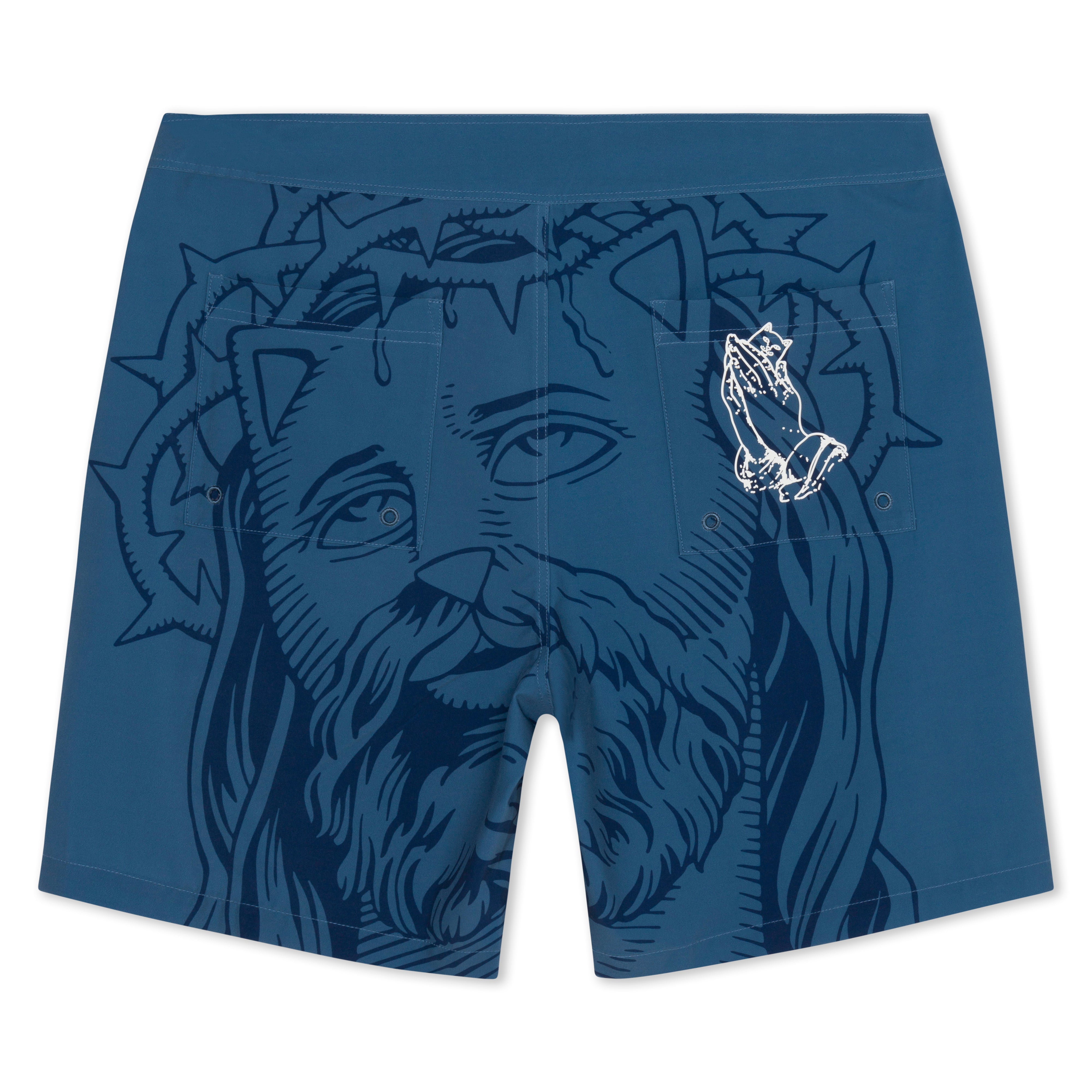 RIPNDIP Lord Savior Swim Shorts (Navy)