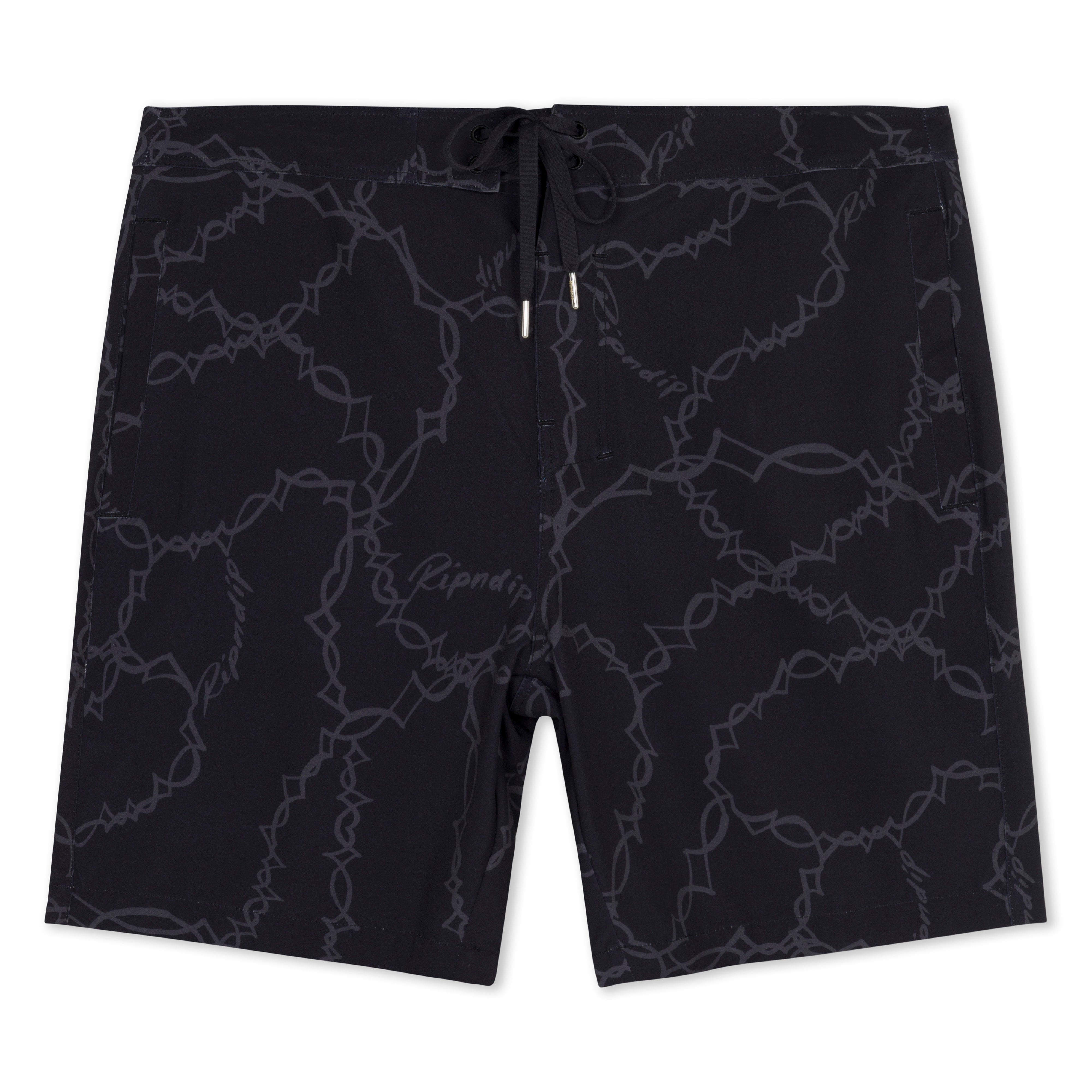 RIPNDIP Wired Swim Shorts  (Black)