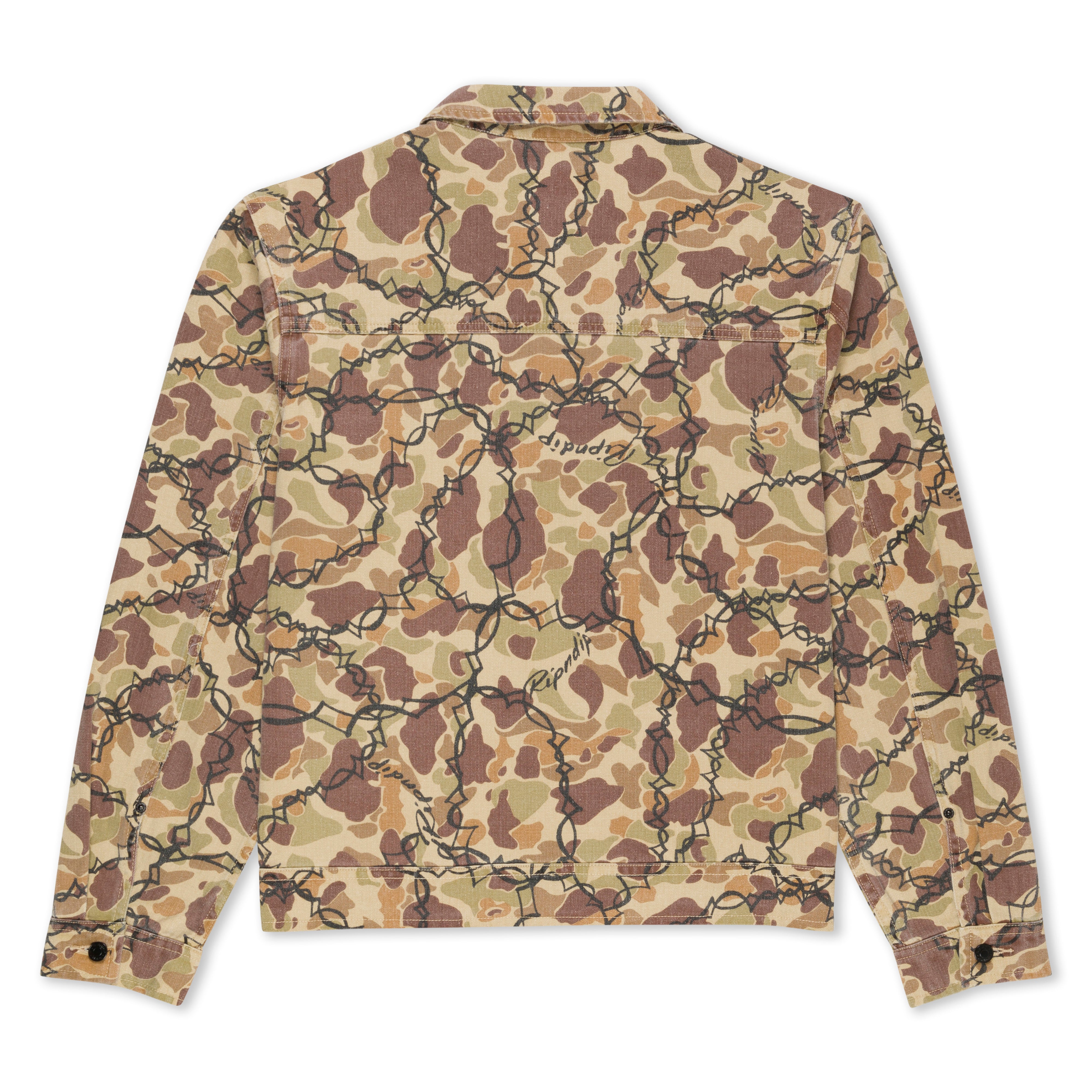 RIPNDIP Wired Button Up Jacket (Tan Camo)