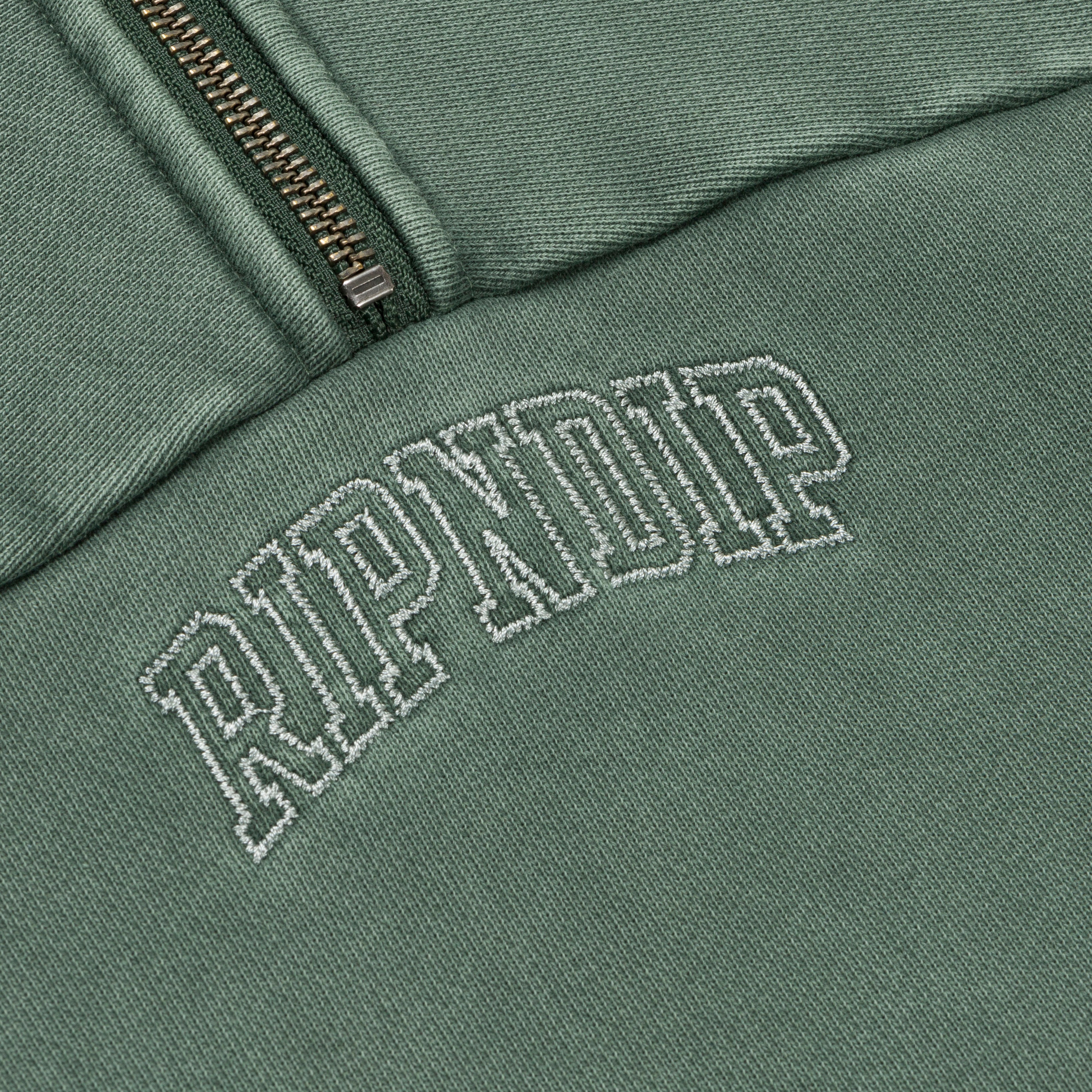 RIPNDIP Night Quarter Zip Sweatshirt (Dusty Pine)