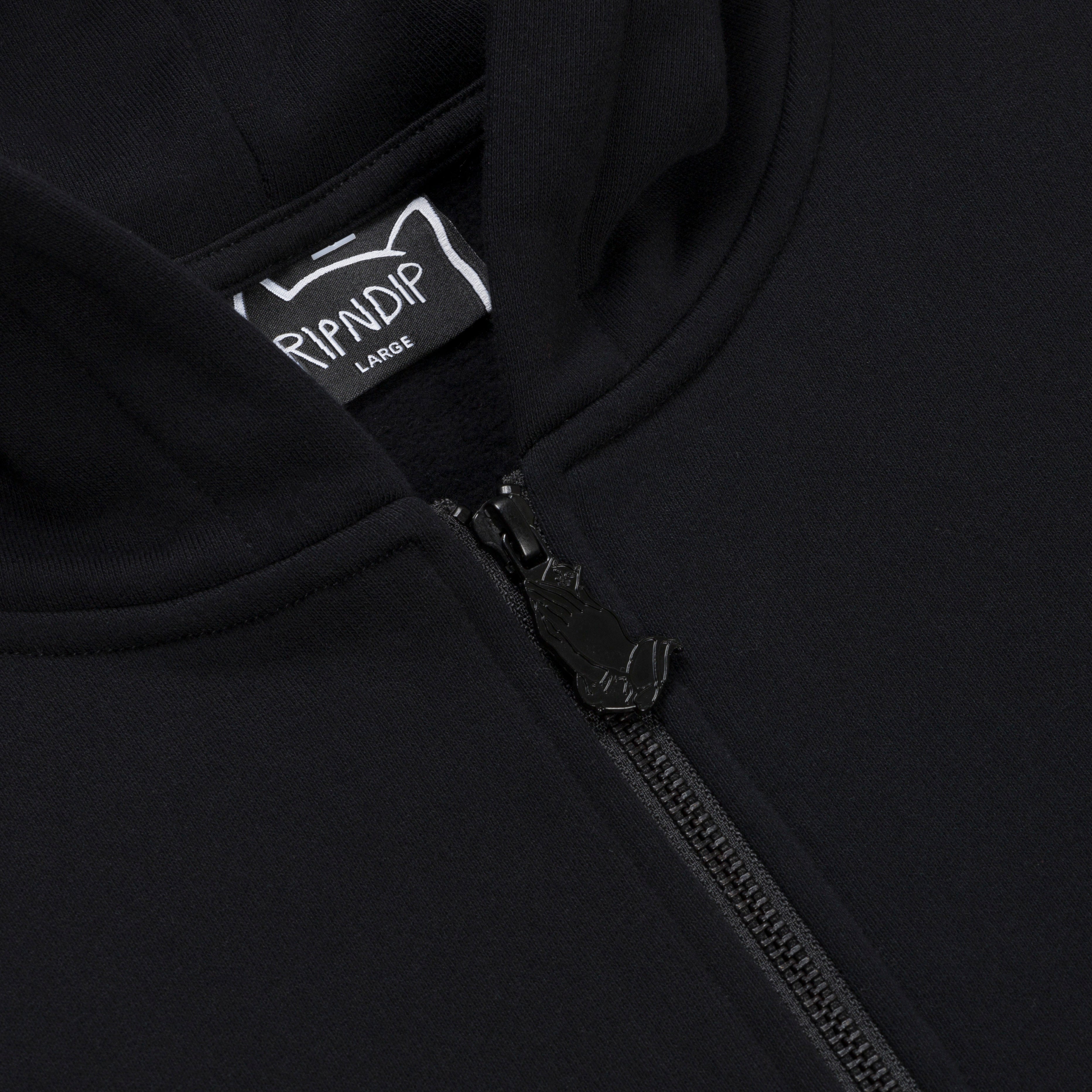 RIPNDIP Mother Nerm Zip Up Hoodie (Black)